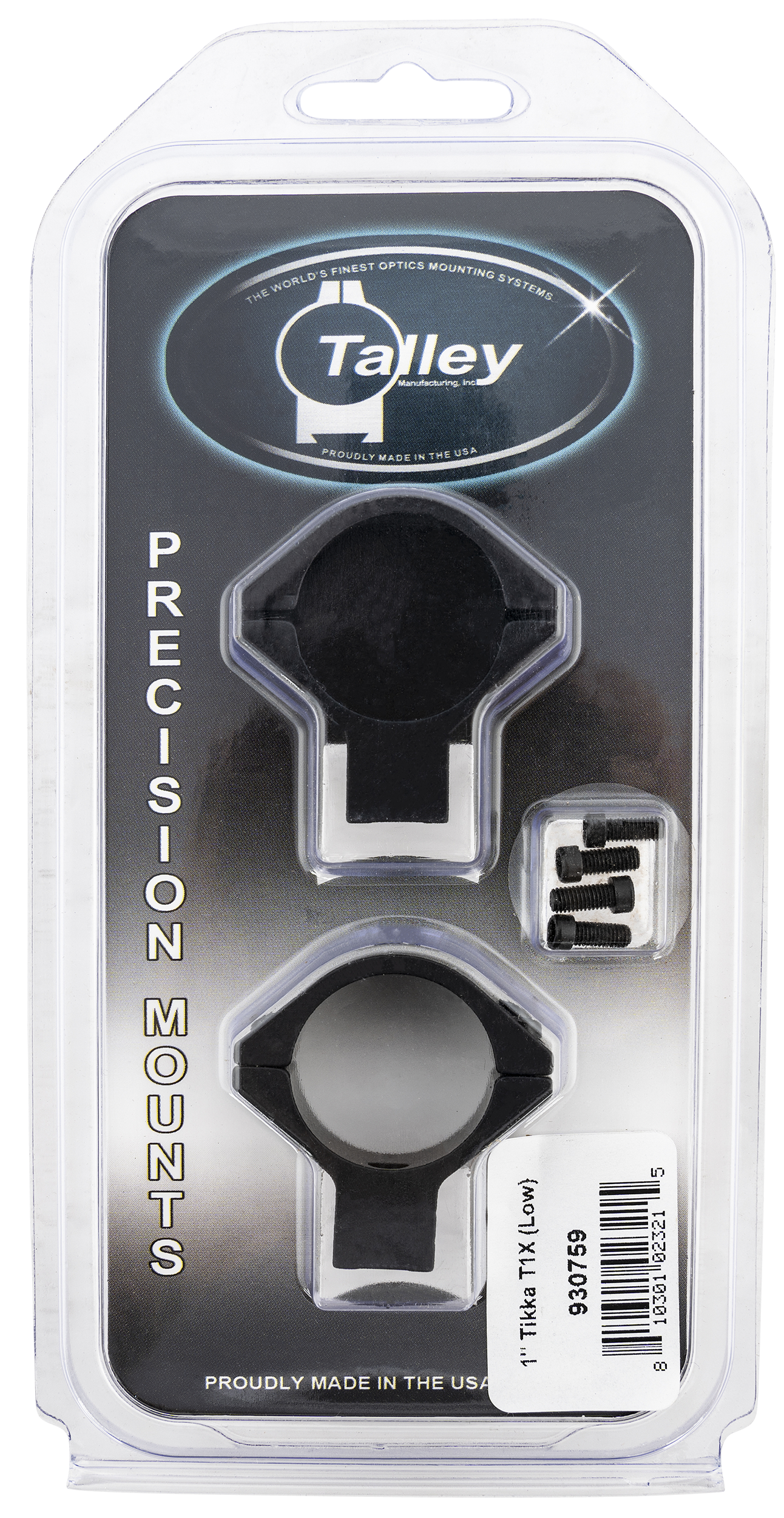 Talley 2-Piece Rings & Base Combo Tikka T1x 1 Low Alloy Lightweight
