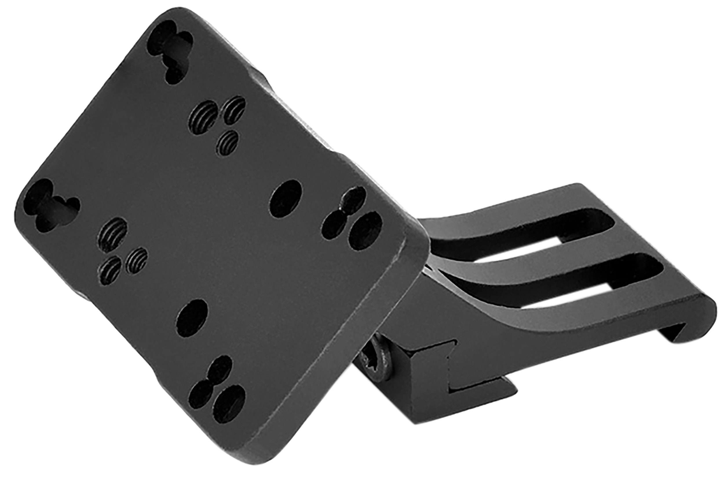 Warne Red-Dot Riser 45 deg Offset Reflex Mount - Right Hand