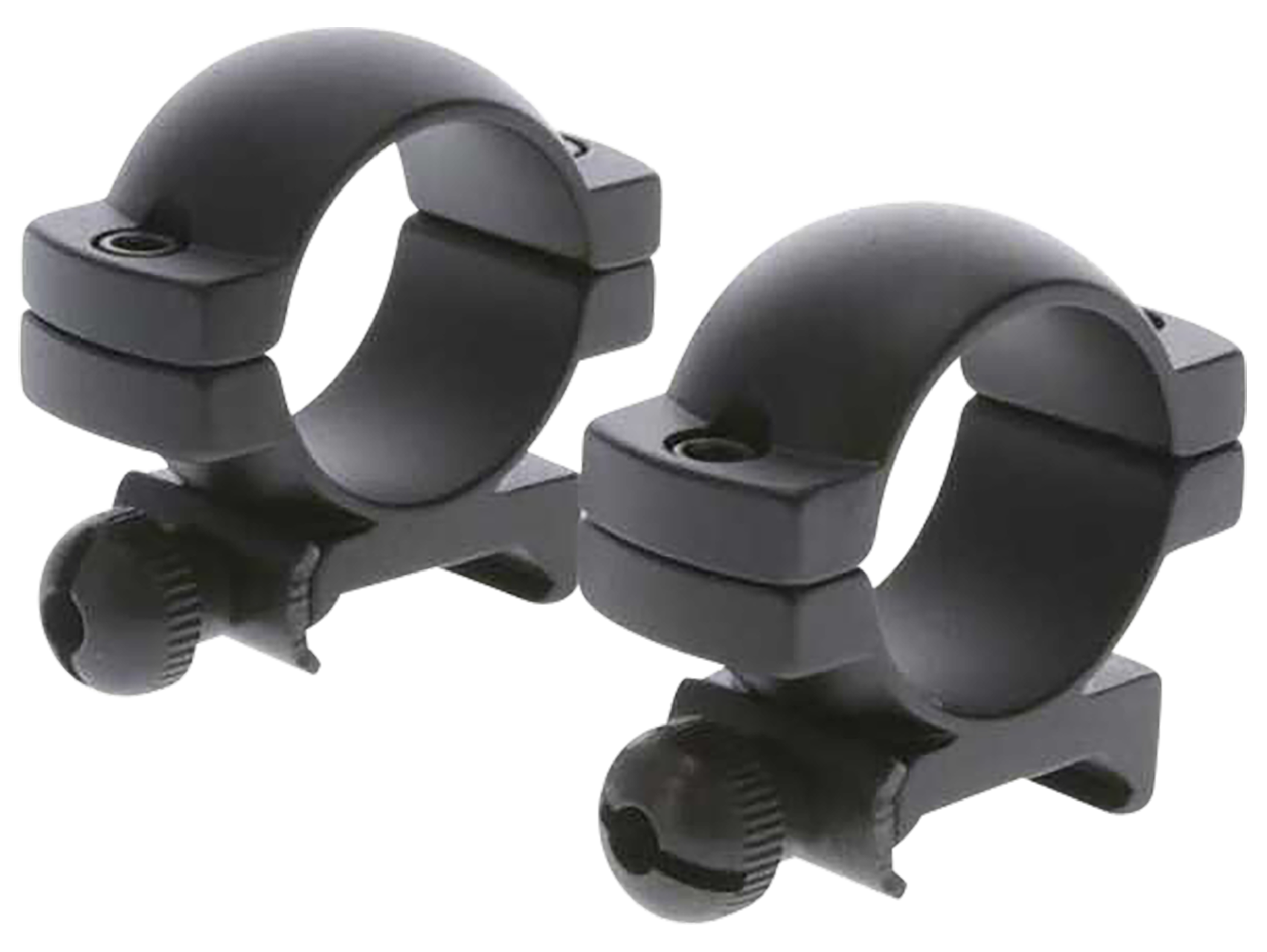 Truglo Black Weaver Picatinny 1 Medium Matte Rings