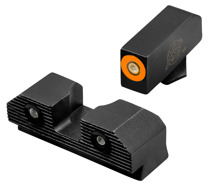Xs Sight Systems R3d 2.0 Standard Height Night Sights For Glock 43x/48 Orange
