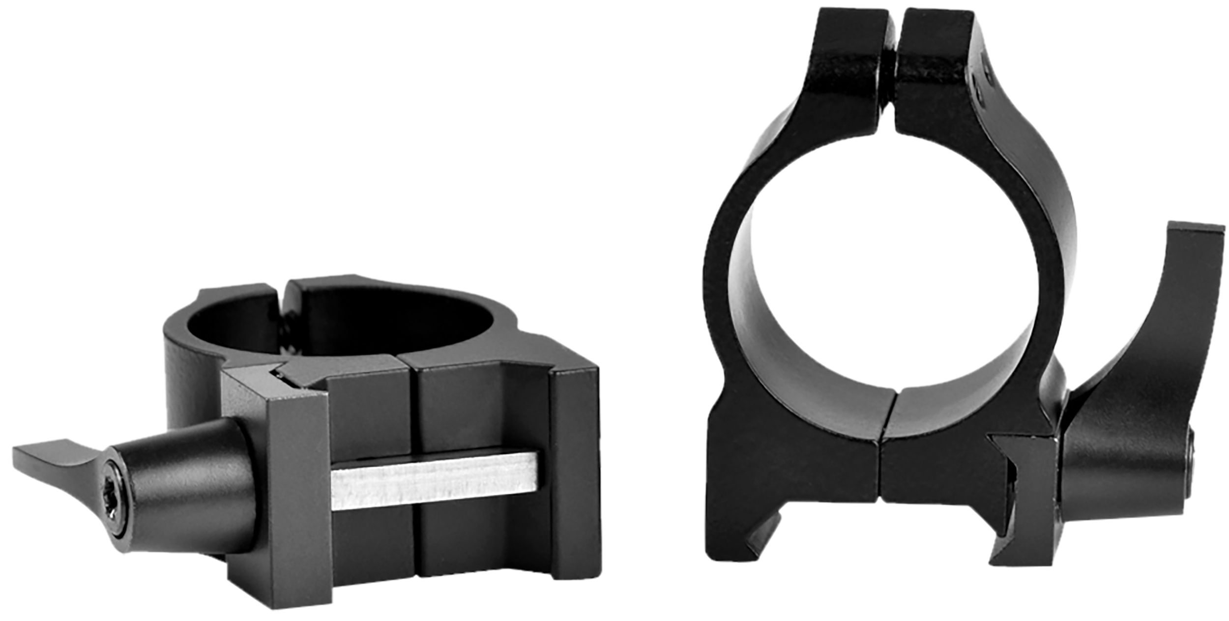 Warne 1'' Low (0.750'') Qd Rings Black