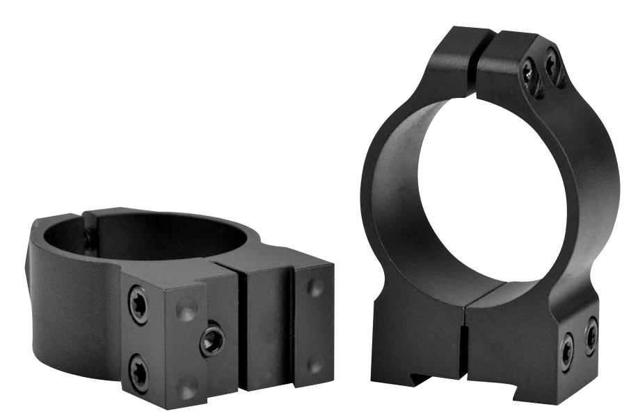 Warne 30mm Medium (1.015'') 16mm Dovetail Rings Black 14B1M