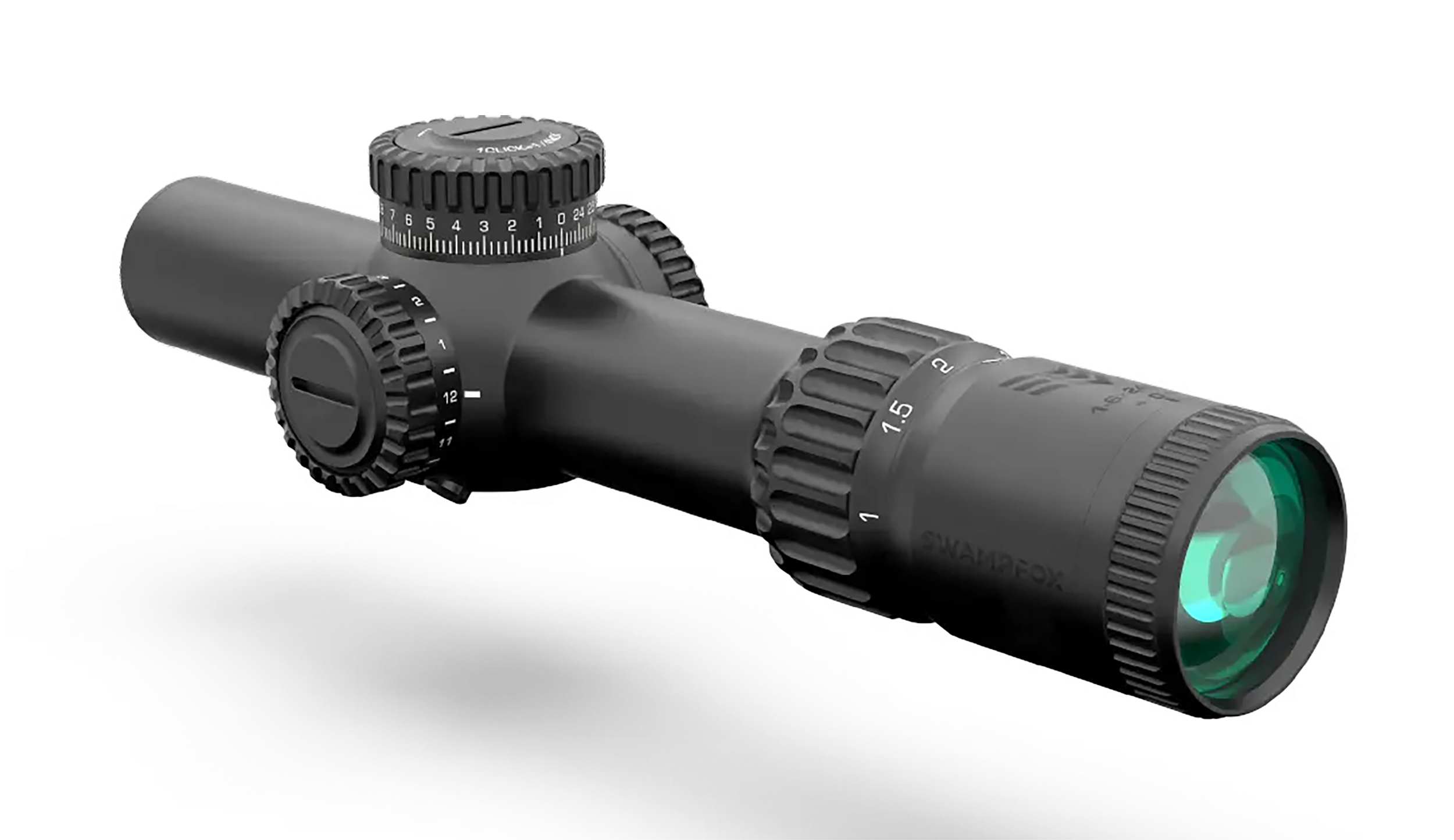 Warhorse Lpvo 1-6x24mm Ffp Illuminated Rifle Scope - Warhorse 1-6x24mm Ffp Illuminated Red Dragoon Mil Black