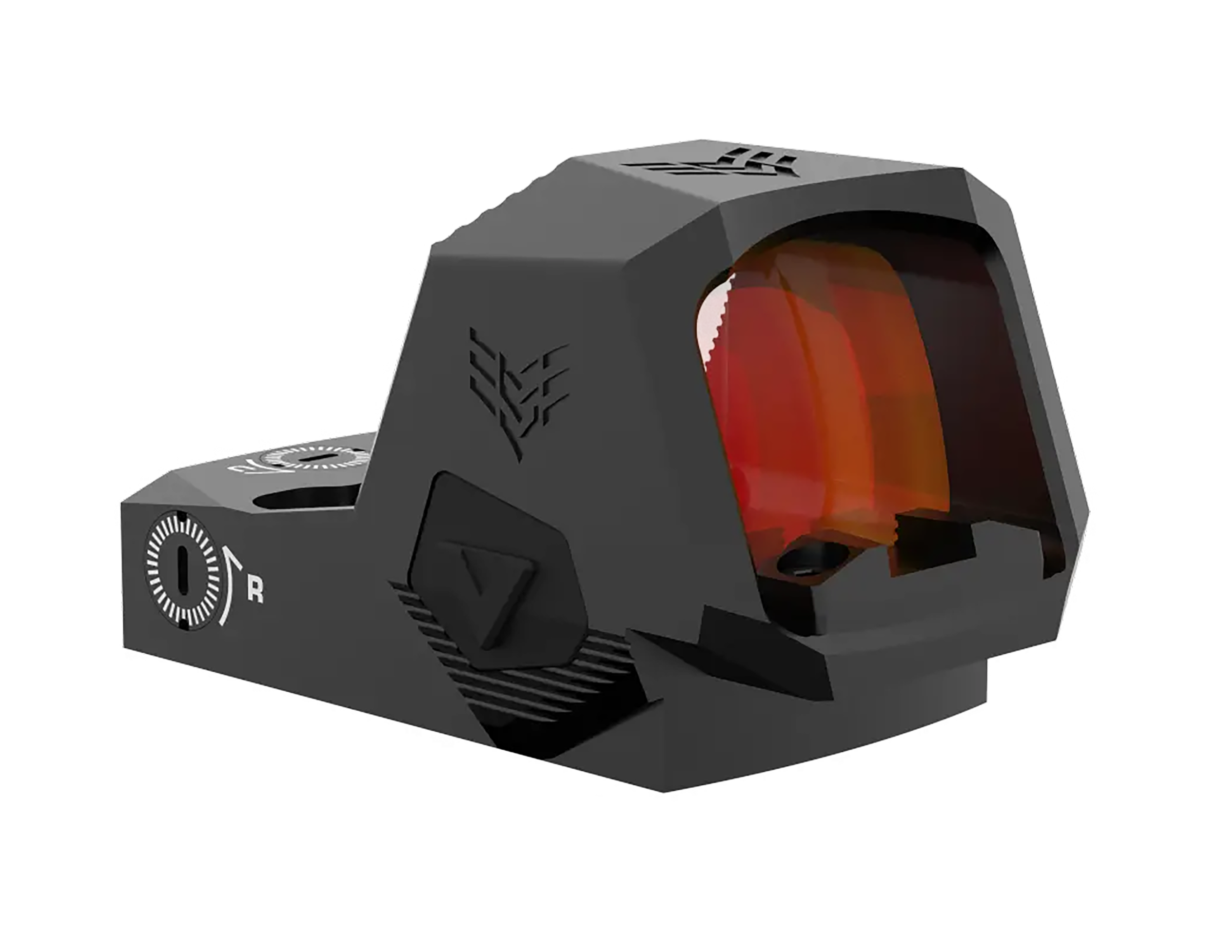 Swampfox Optics Sentinal Ii 1x20mm Red 3 Moa Dot Blackout Rear Micro Sight