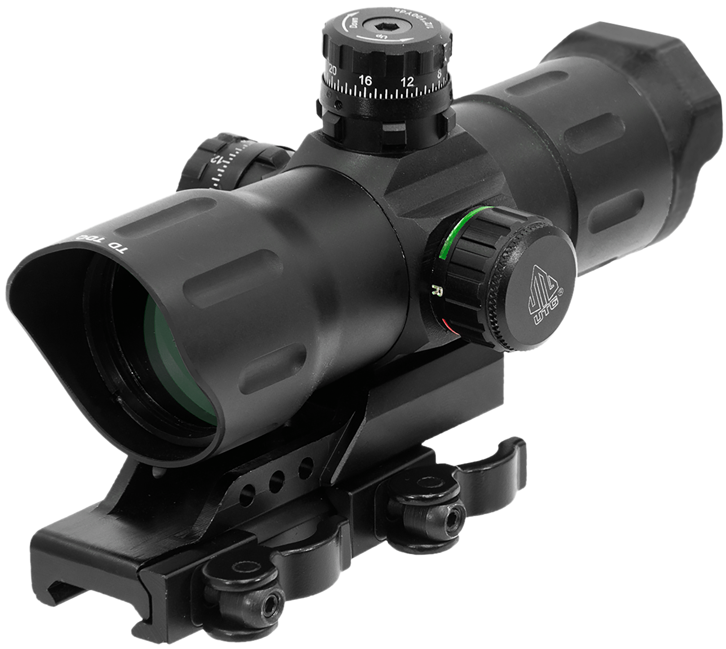 Leapers UTG 6 Inch ITA CQB Red/Green T-dot Sight with Offset QD Mount