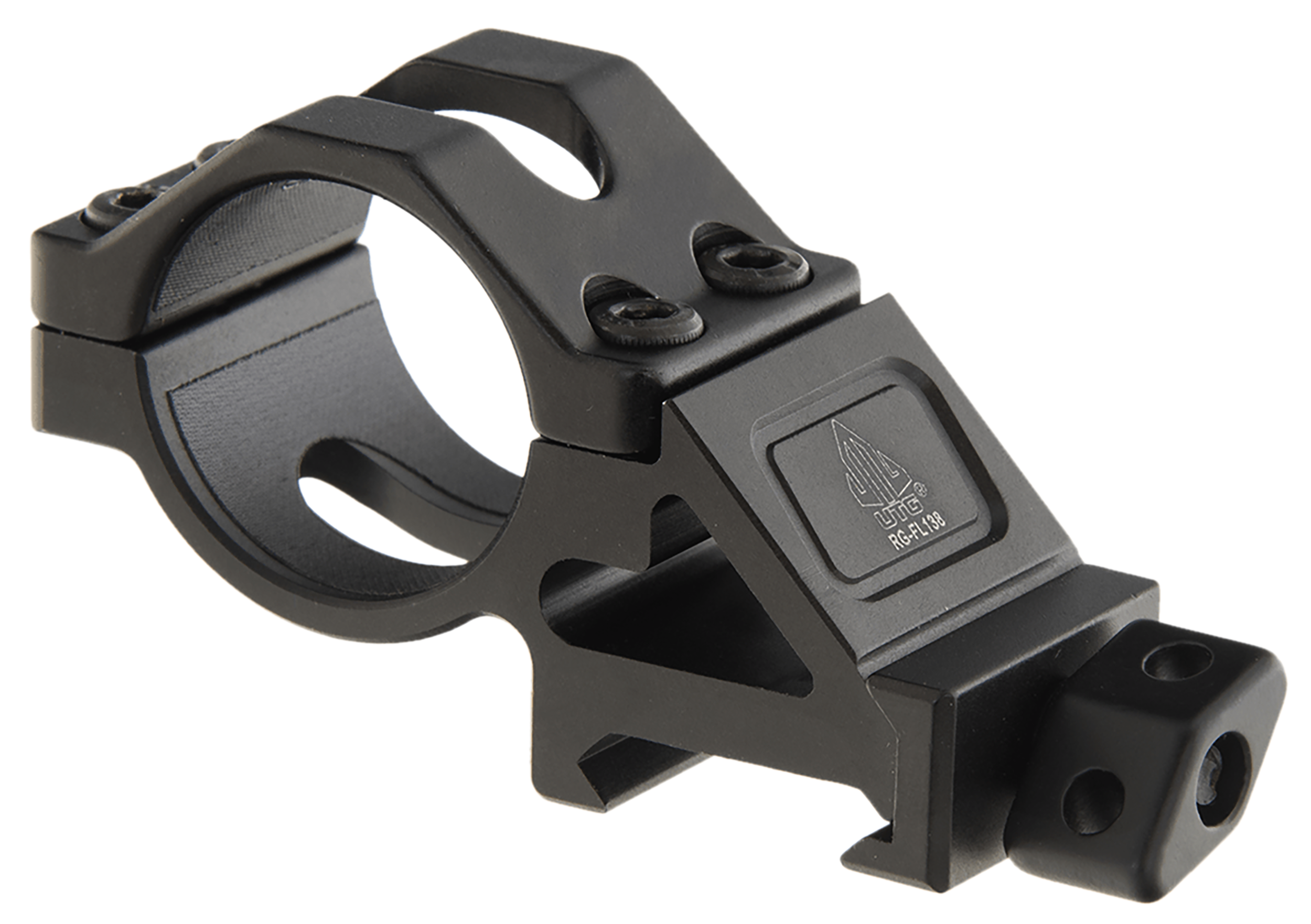 UTG ANGLED OFFSET LOW PRO RING MOUNT FOR 1/20MM LIGHT DEVICE