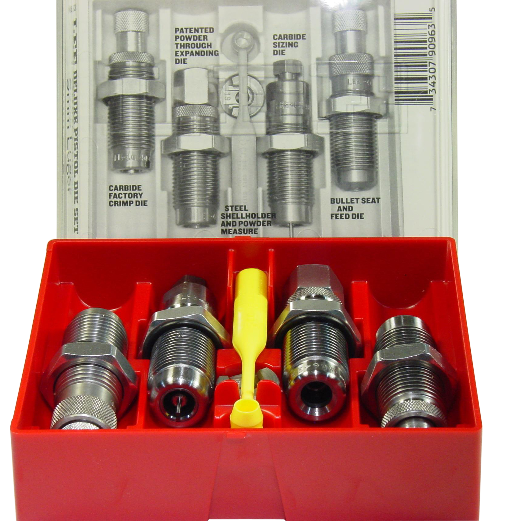 Lee Precision 4-die Deluxe Pistol Die Set 380 Auto