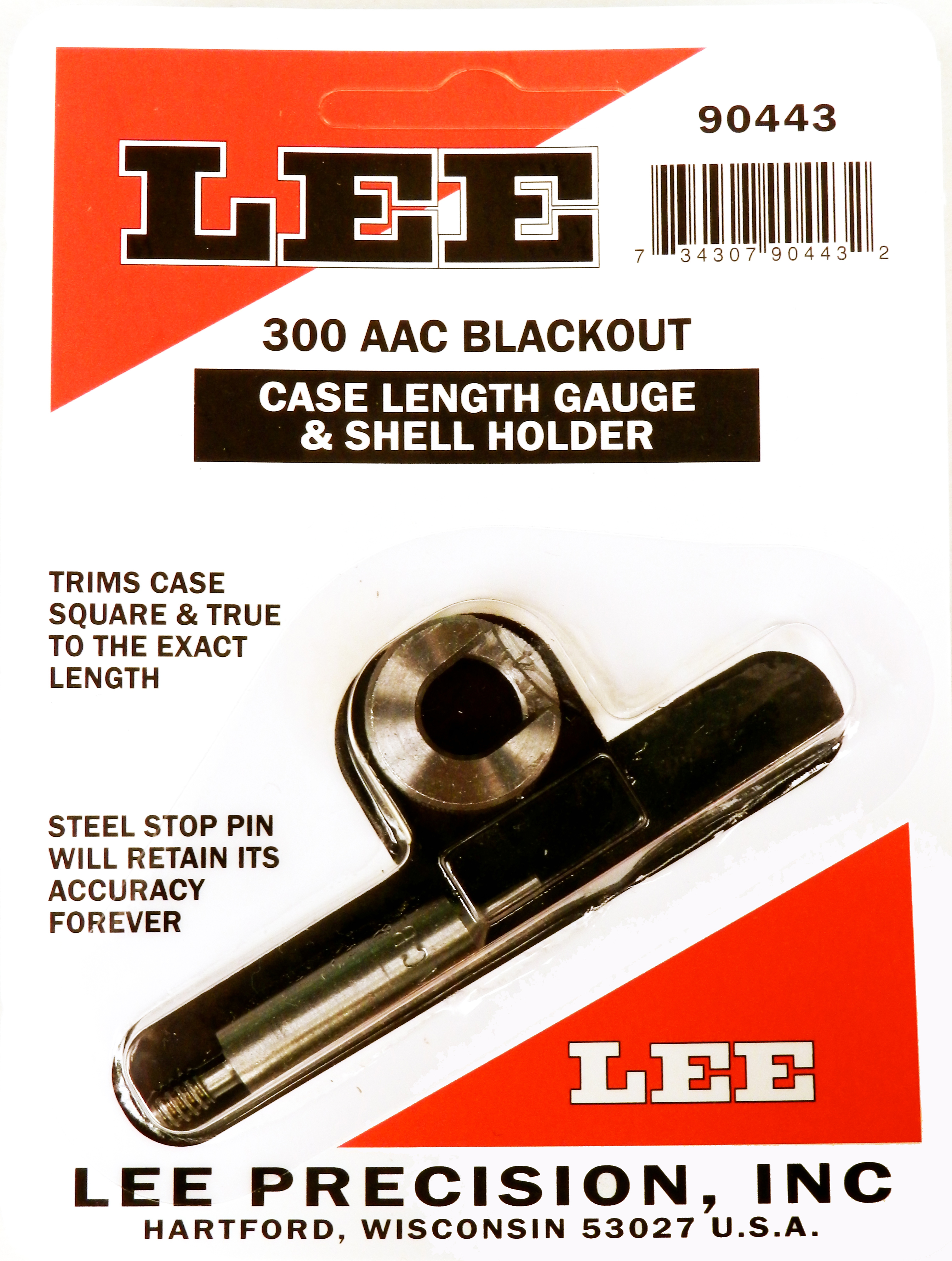 Case Length Gauges - Lee Length Gauge/Shellholder, 300 Aac Blackout