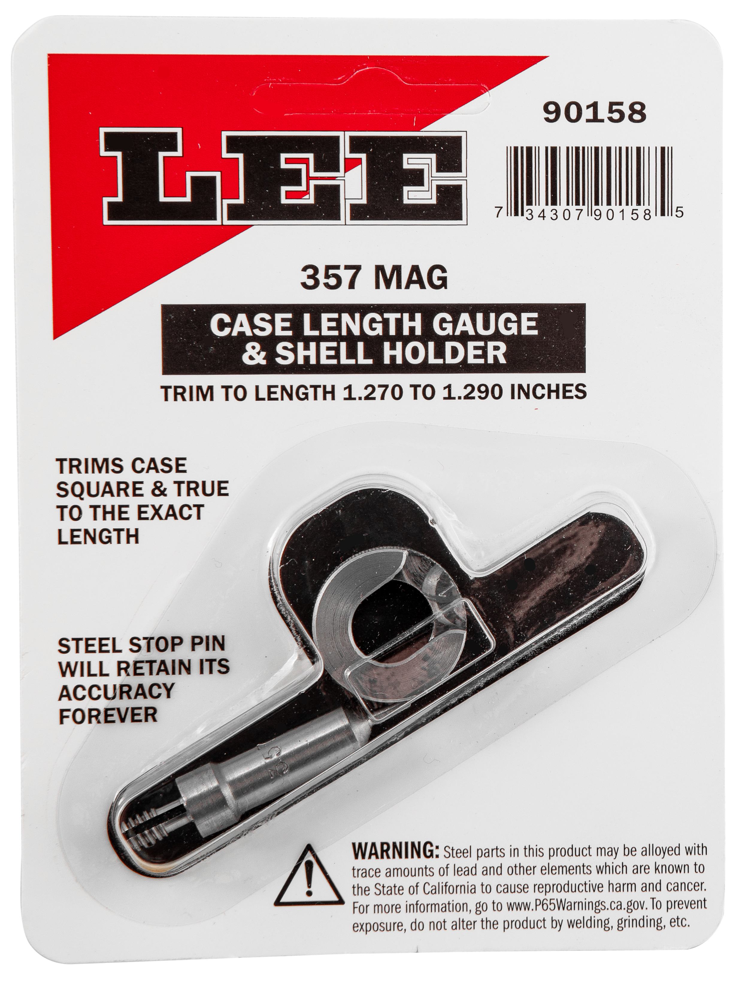 Lee Precision Lee Length Gauge/ Shellholder .357 Mag