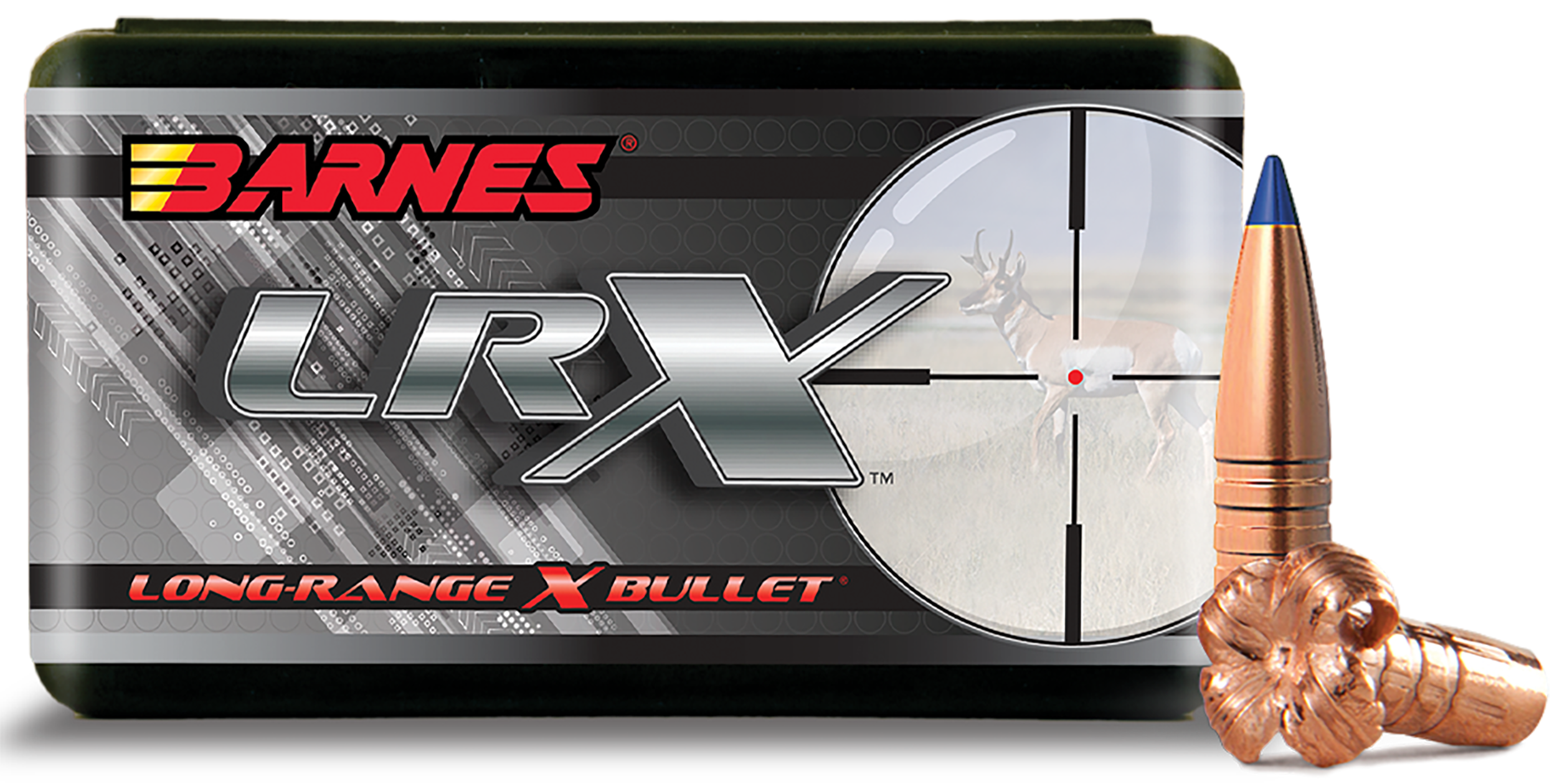 Barnes 270 Caliber LRX Long Range 129gr Boat Tail Projectiles