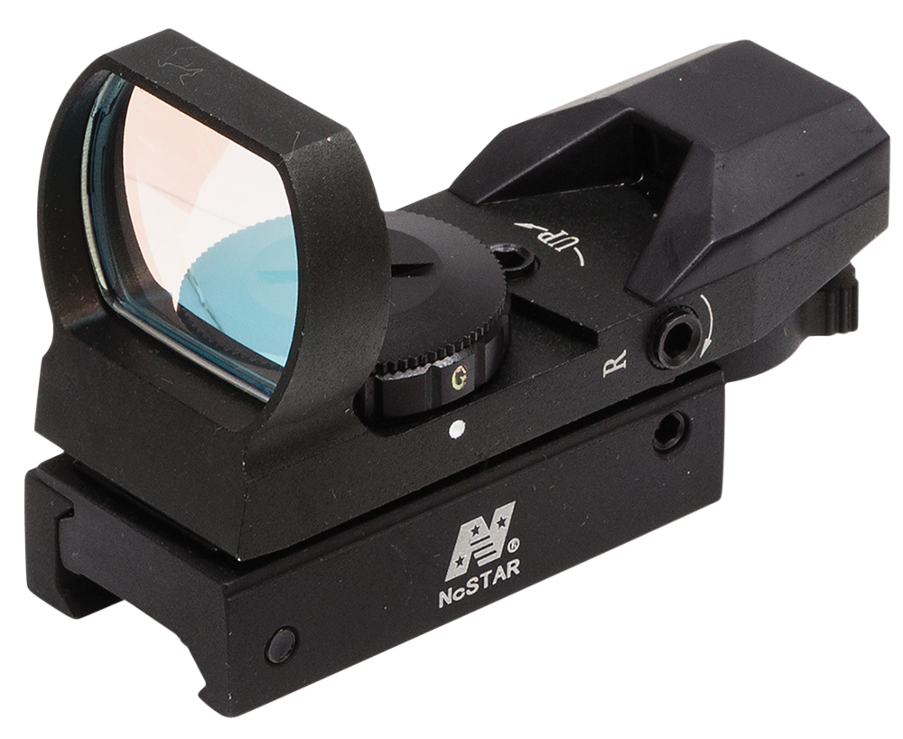 NC Star Multi-Reticle Reflex Sight Black 24x34mm Objective Red/Green Illuminated Reticle 3 MOA Red Dot