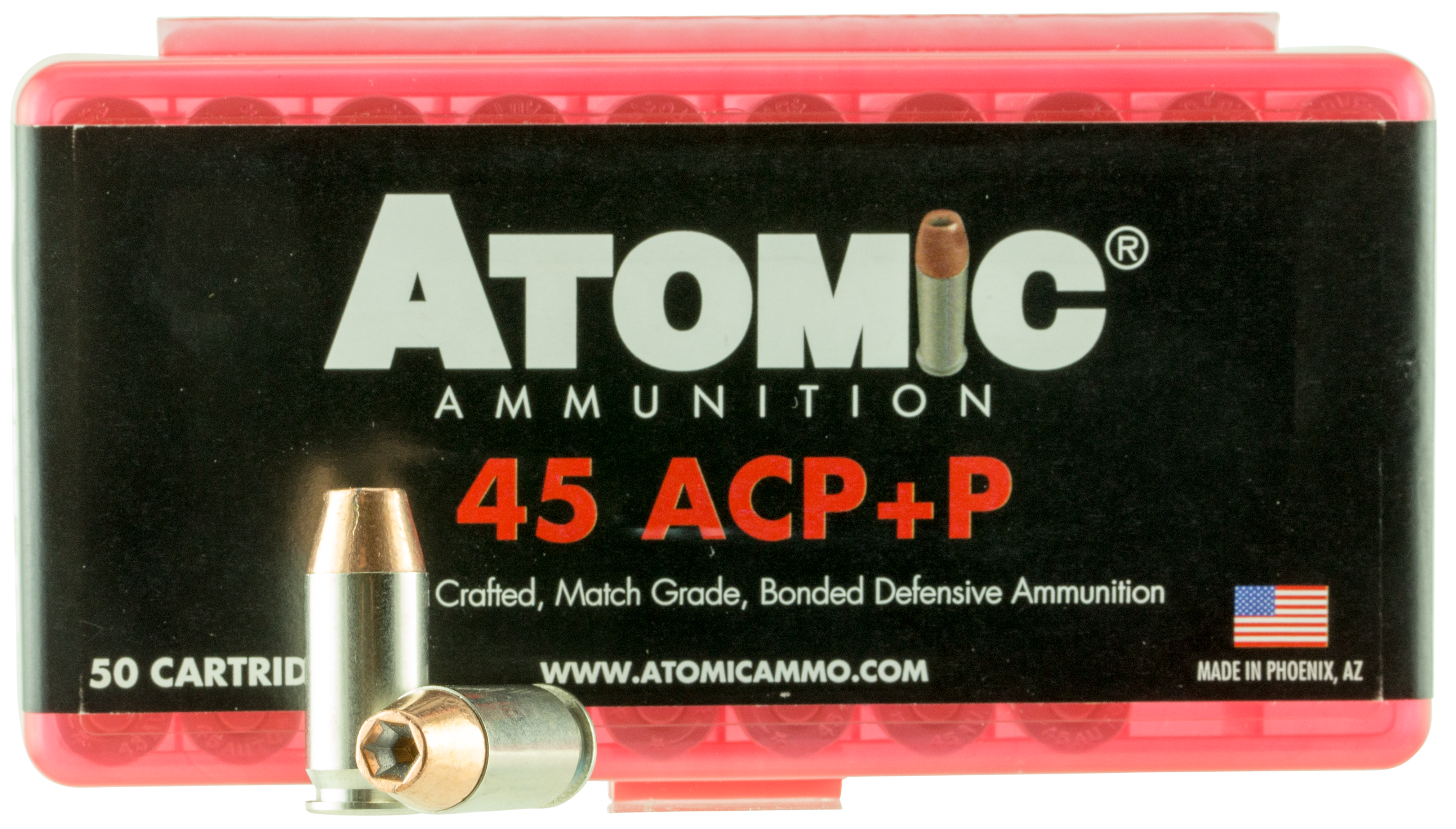 Atomic Pistol 45 ACP 185 Grain Bonded Match Hollow Point 00412 (Box)