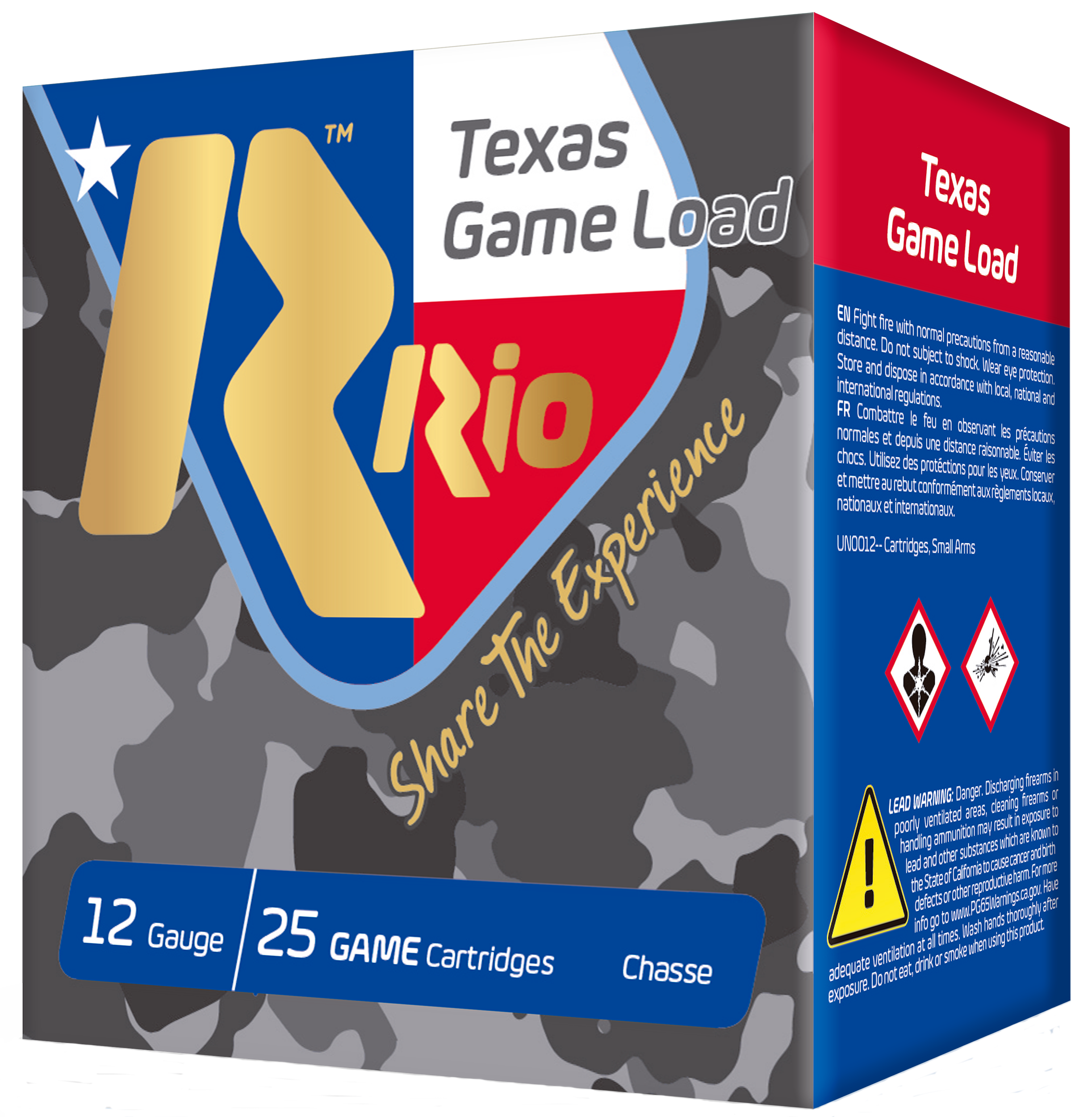 RIO Top Game Texas Game Load High Velocity 12 Ga 2.75 1-1/4 oz 7.5 Shot (25 Rounds)