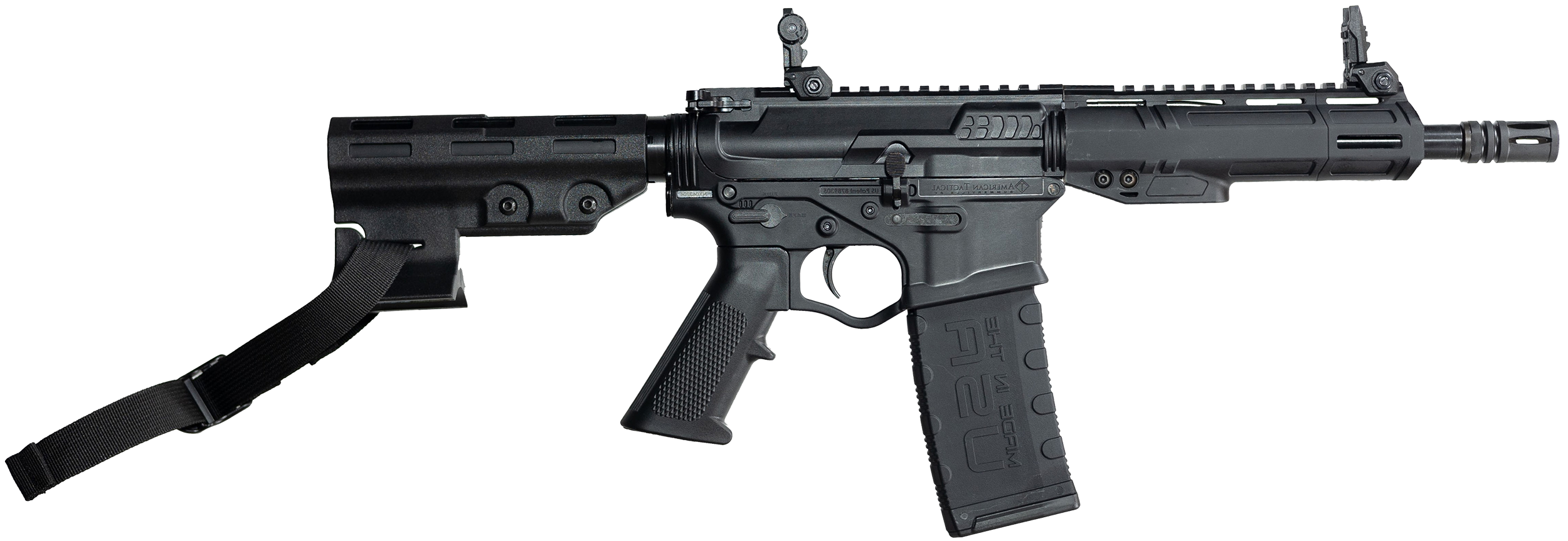 ATI Alpha Maxx AR Pistol 5.56x45mm 7.5 30+1 MLOK Handguard