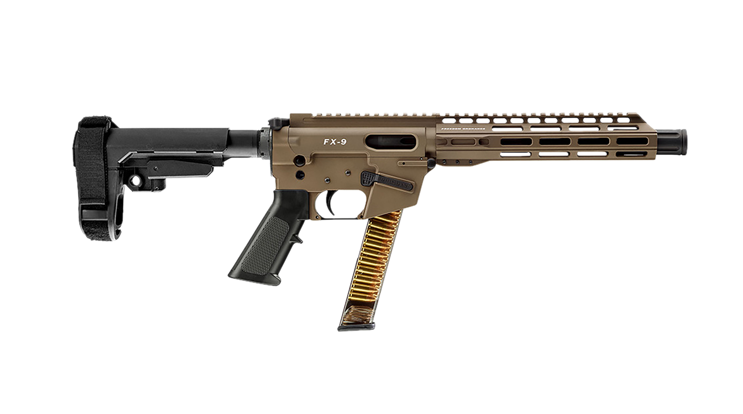 Freedom Ordnance FX9P 9mm Luger Pistol 10 Flat Dark Earth (Alt)