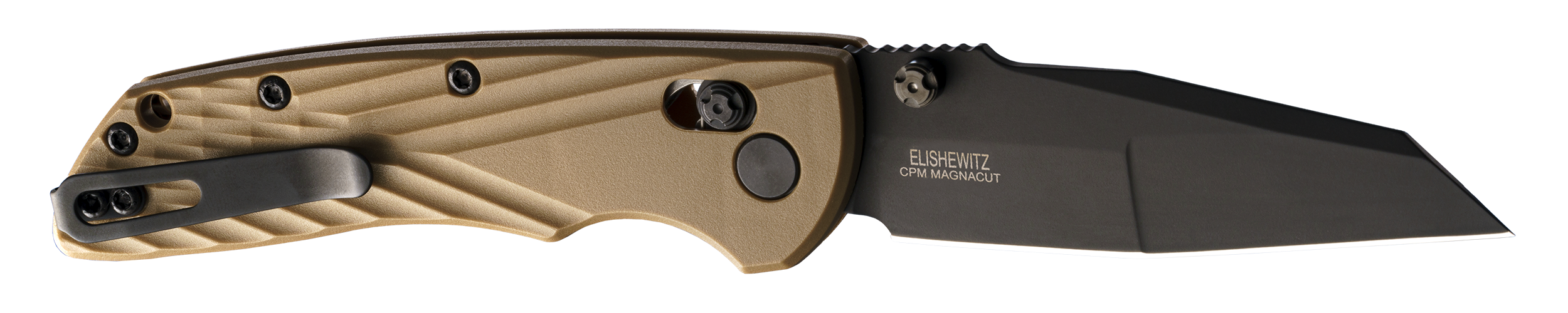 Deka 3.25 inch ABLE Lock Folder | Modified Wharncliffe Blade | Black Finish | Polymer Frame | Flat Dark Earth