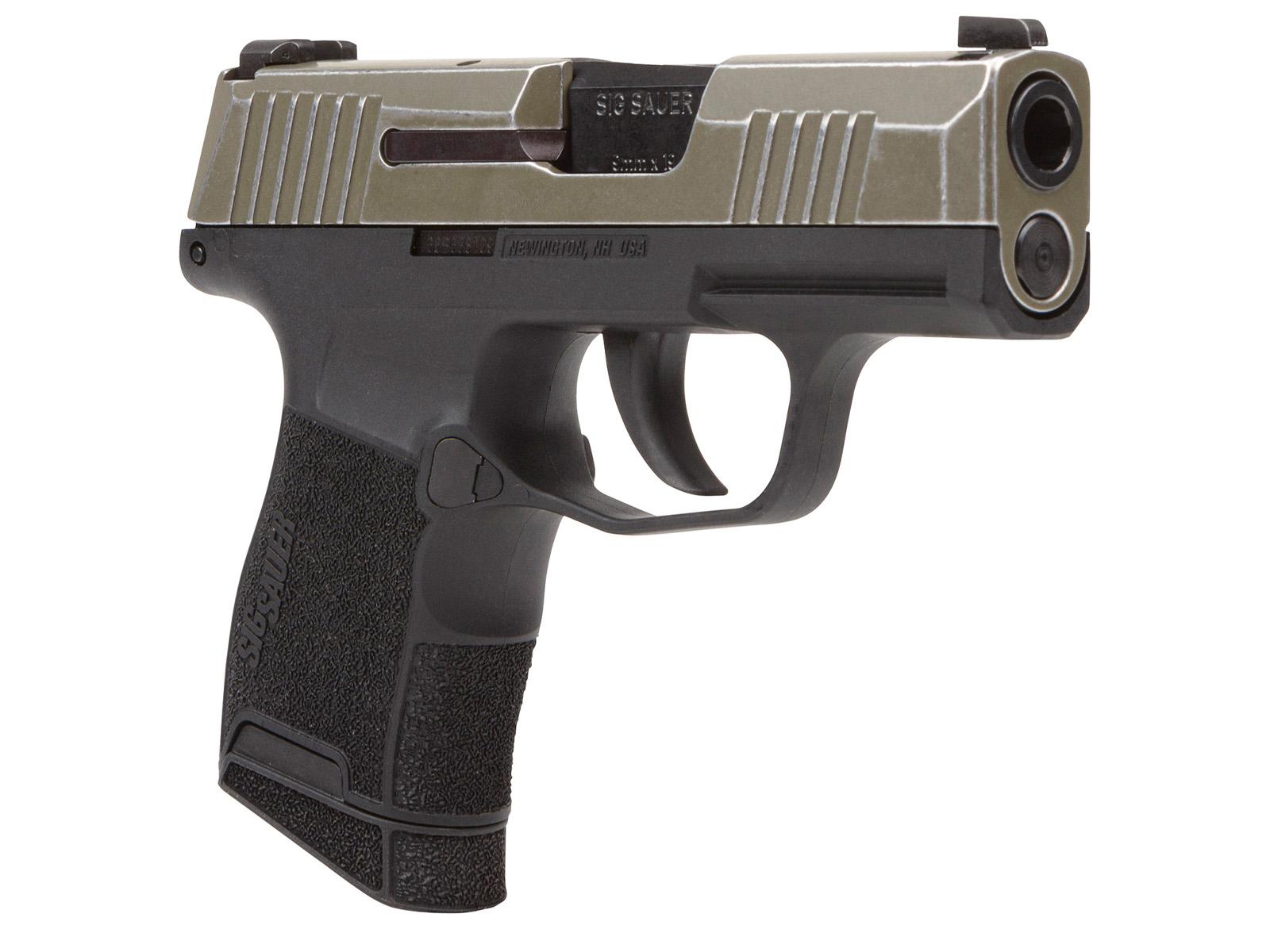 Sig Sauer P365 Micro-Compact 9mm 3.10 10+1 Pistol (OD Green Distressed Slide)