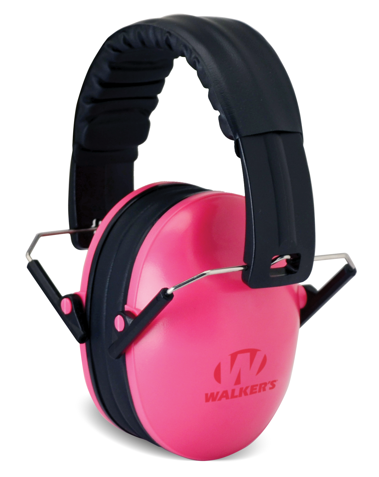 Walkers Game Ear Childs Passive Folding Ear Muffs (Pink)