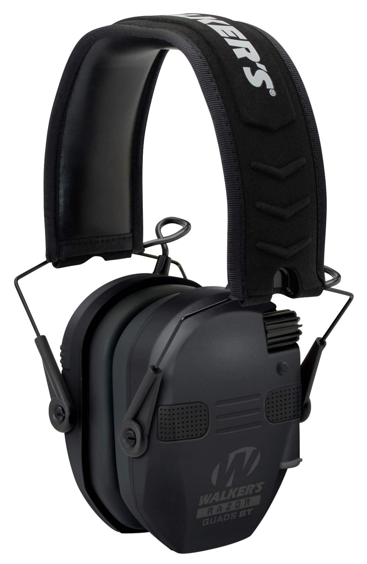 Walkers Game Ear Razor Slim Quad Ear Muffs (Black)