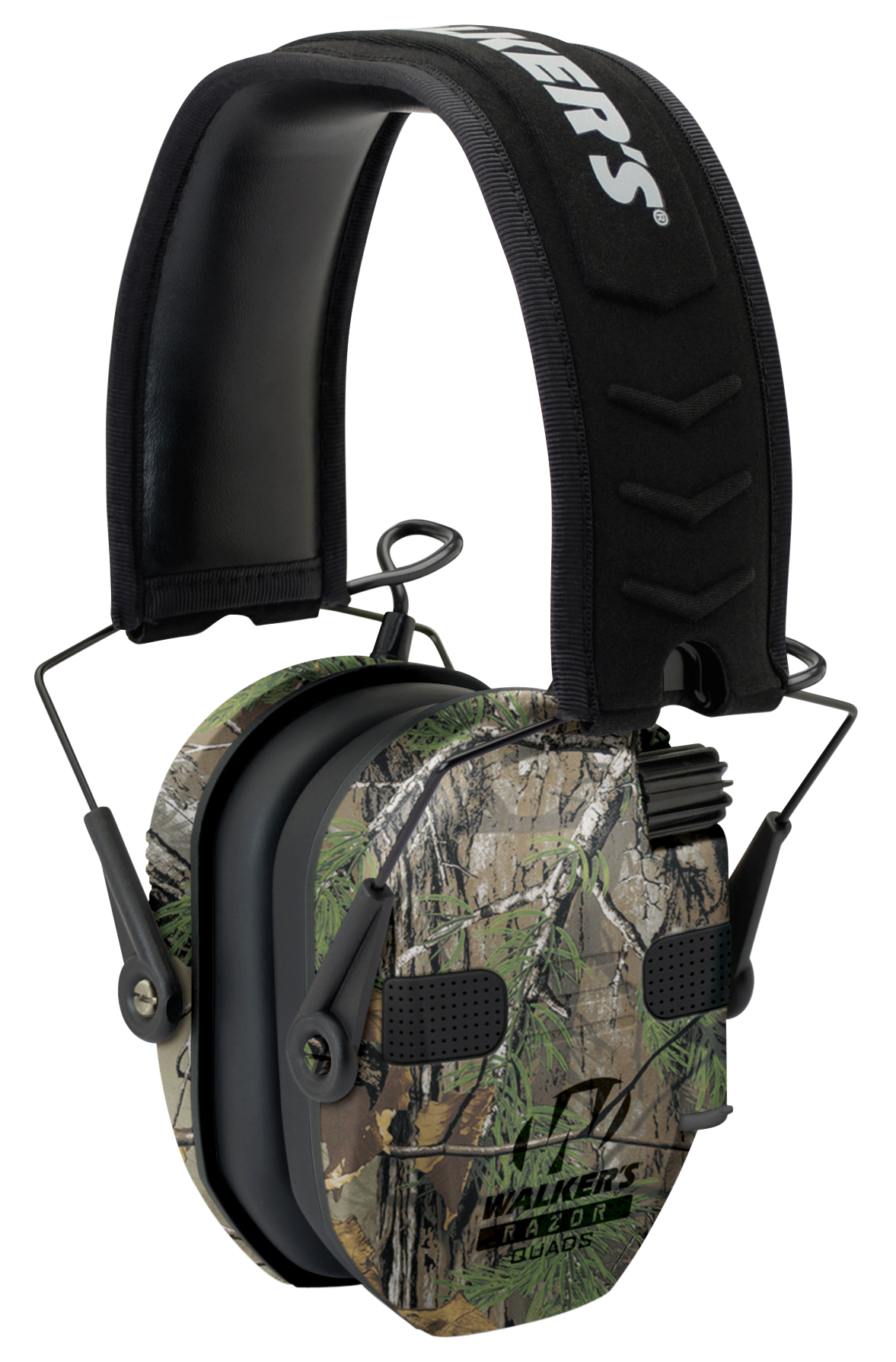 Walkers Game Ear Razor Slim Quad Ear Muffs (Camo)