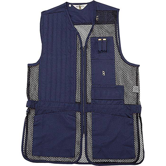 BOBA Full Mesh Shooting Vest - Navy Blue  Right-Handed  Size XL