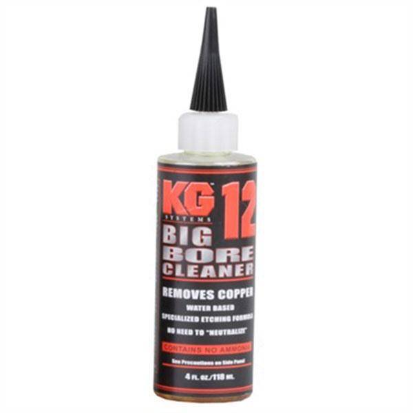 KG 12 Copper Solvent Big Bore Cleaner - 4 Oz Gun Cleaning Solution