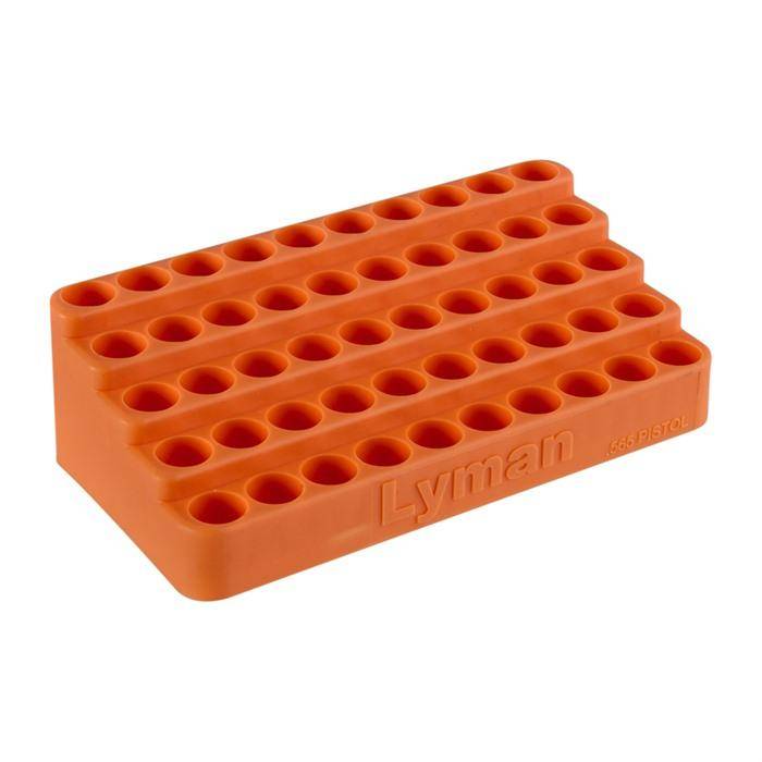 Lyman .44 Magnum/.45 ACP/.45 GAP/.45 Colt/.454 Casull/.460 S&W Magnum Bleacher Loading Block