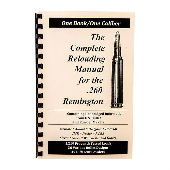 Loadbooks .260 Remington Reloading Manual - Complete Load Data Guide