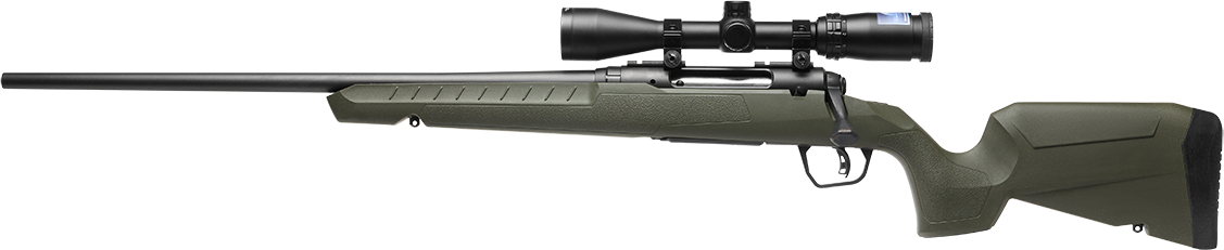 Savage Arms - 32237 - Axis 2 XP Combo Compact 243 Win 20 4+1 Bolt OD Green Rifle