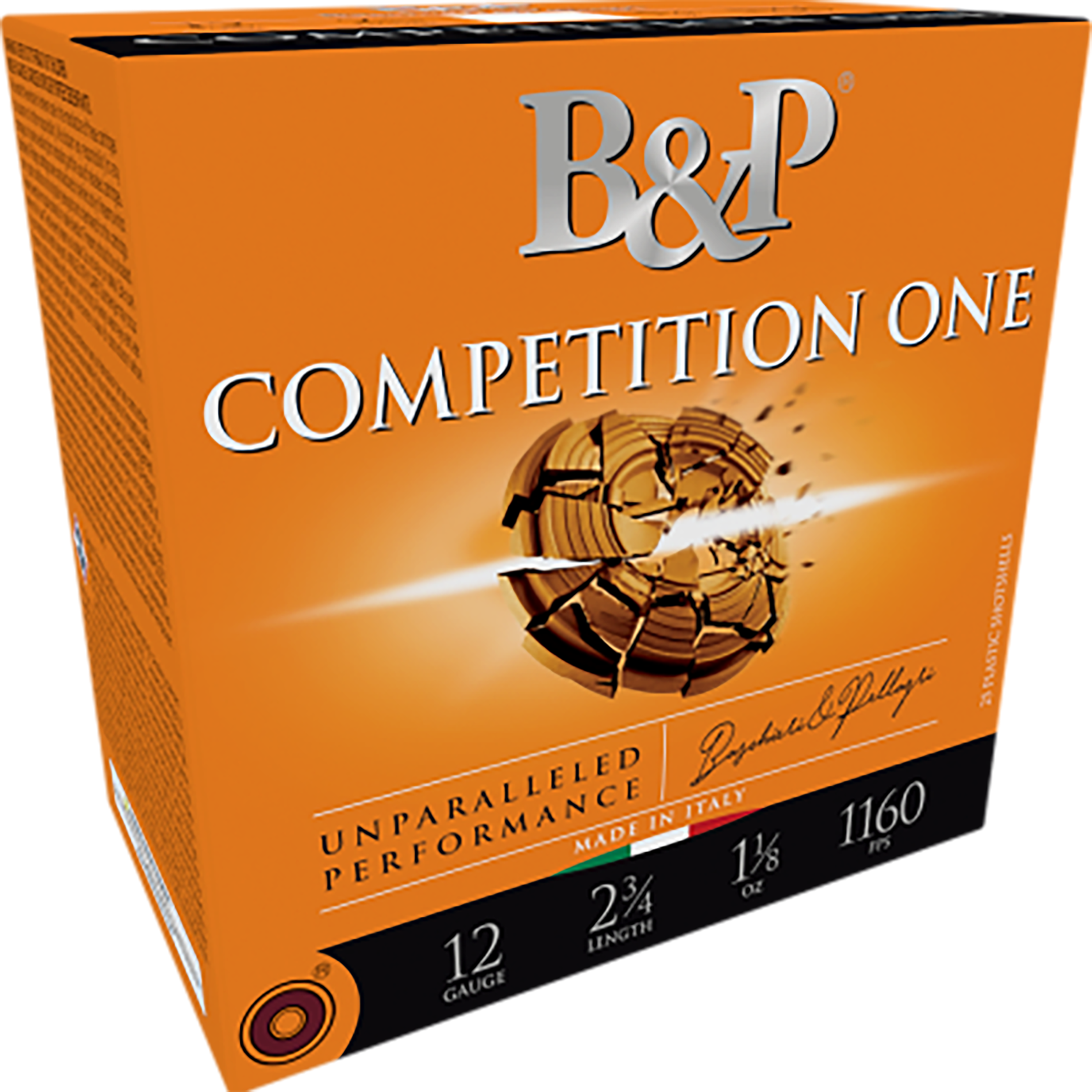 B&P 12 Gauge 2.75 1-1/8 oz 8 Shot 1160 fps (Box)