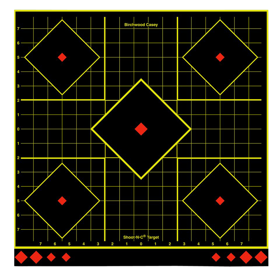 Birchwood Casey Shoot-N-C Reactive Target 17.75 Diamond (5 Pack)