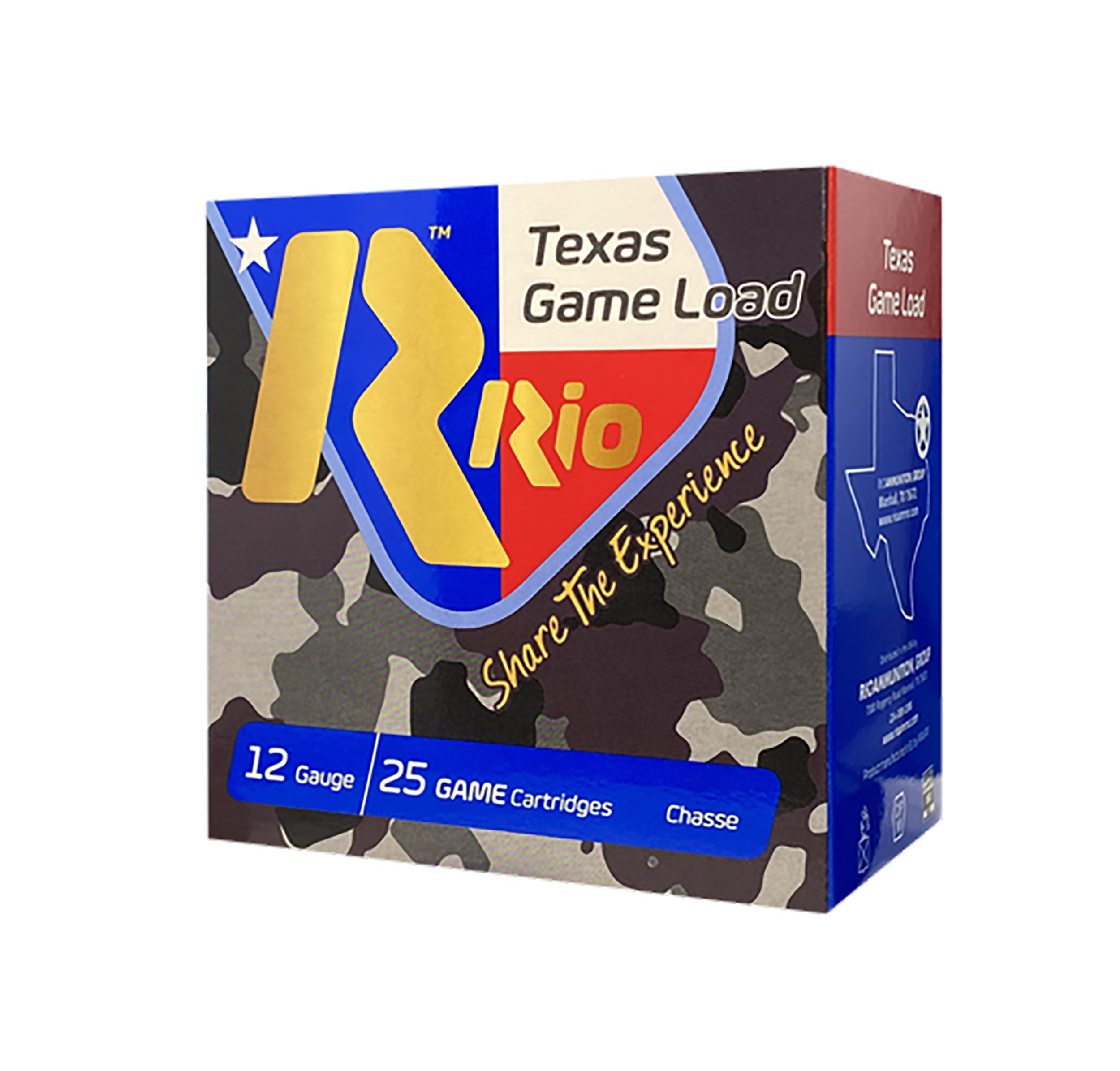 Rio Ammunition Texas Game Load High Velocity 12 GA-2.75 #6 Shot 1-1/4 oz 25-Rounds