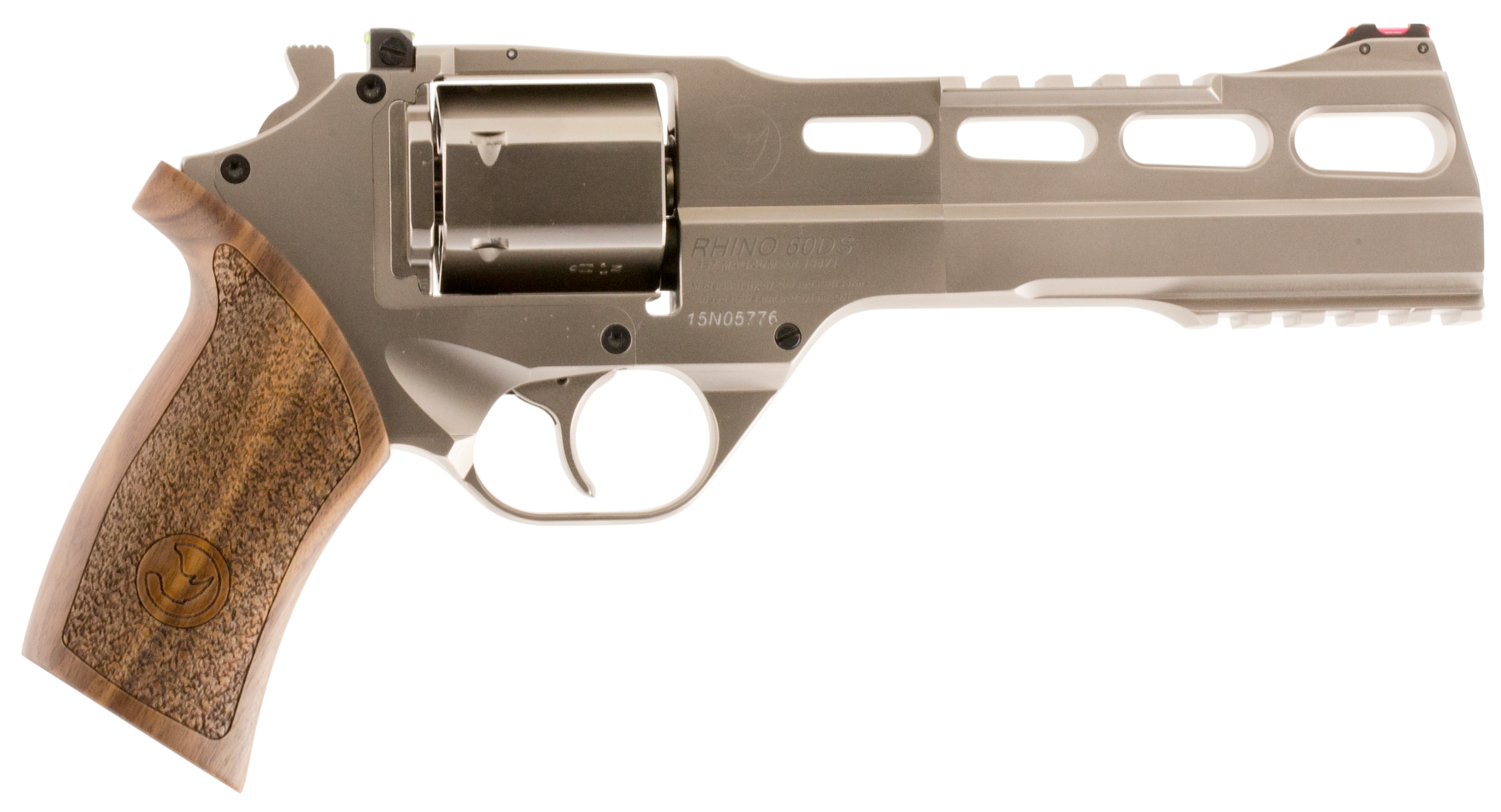 Chiappa Rhino 60DS 357 Mag Walnut/Chrome