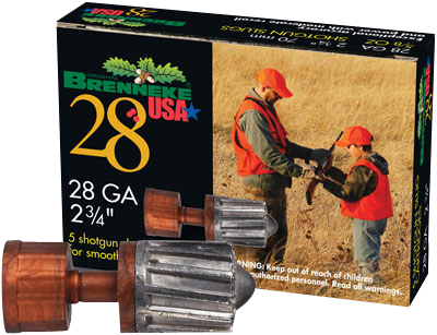Brenneke Brenneke 28 28 Gauge 2.75 5/8 oz Slug SL282BR (Box)