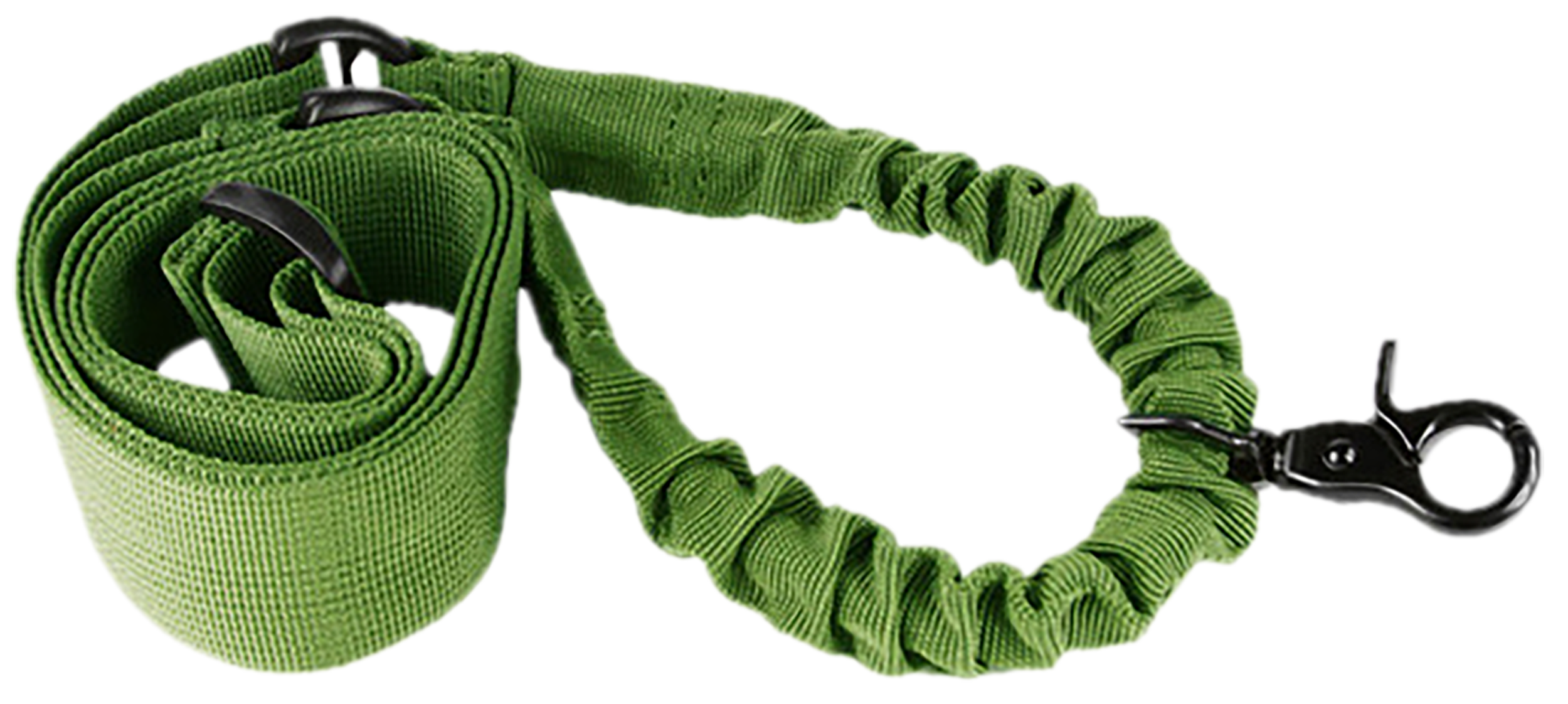 Aim Sports One Point Green Elastic Bungee Design Rifle Sling with 25 OAL