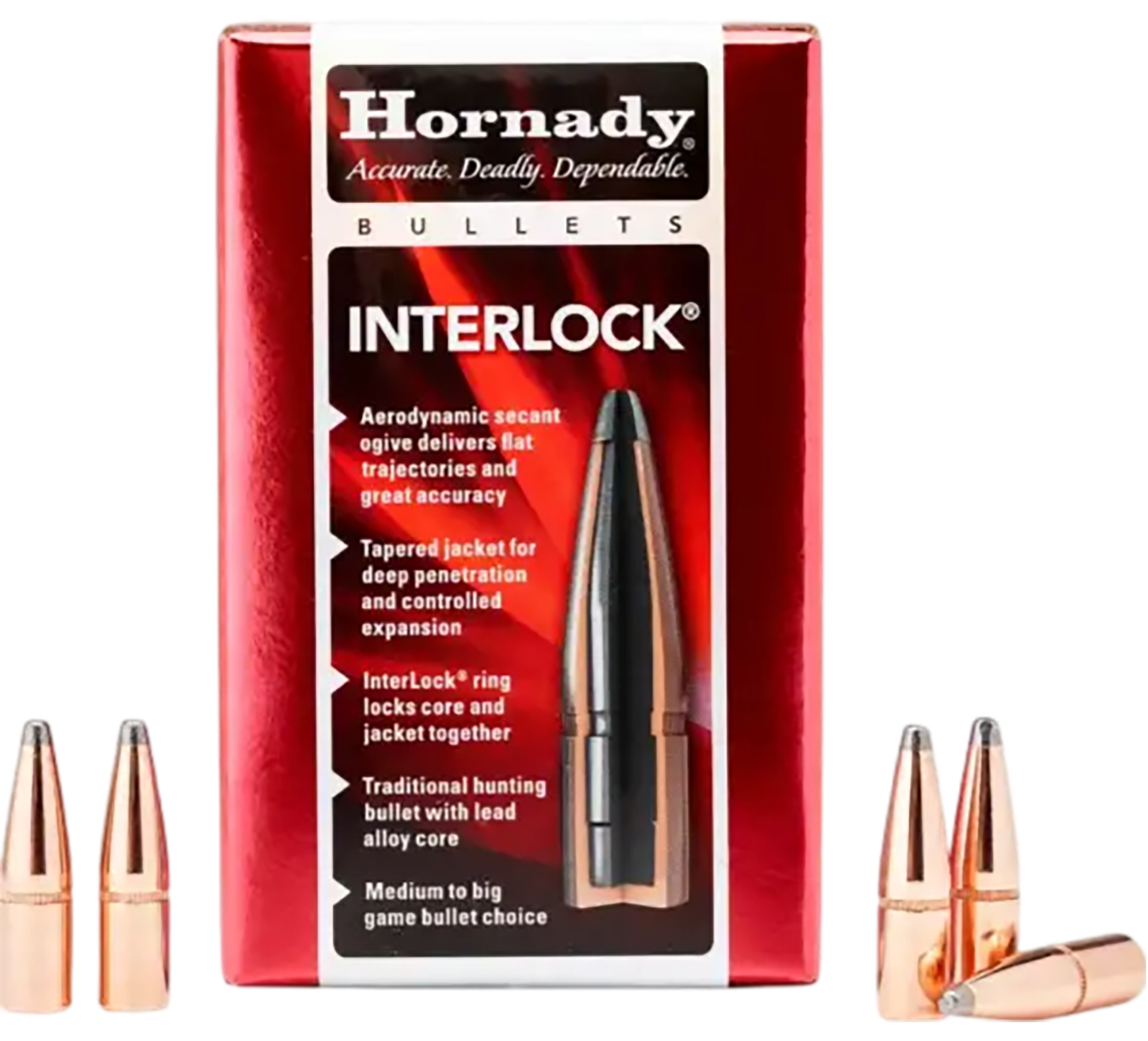 Hornady 8mm 195gr Spire Point Bullets 100ct
