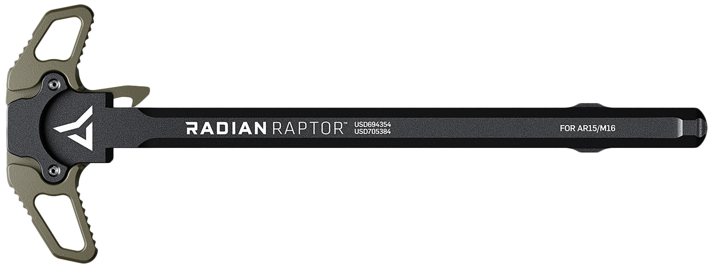 Radian Raptor Charging Handle OD Green for AR15/M16 Mil-Spec