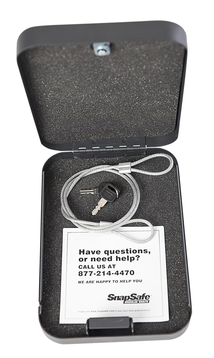 SnapSafe Portable Lock Box Size XXL (Black)