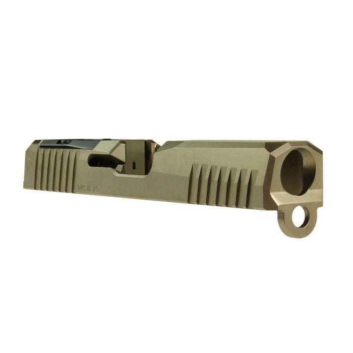 Dusk G19 Gen3 Rmr Cut Stripped Slide - Dusk G19 Gen3 9mm Luger Rmr Cut Stripped Slide Fde