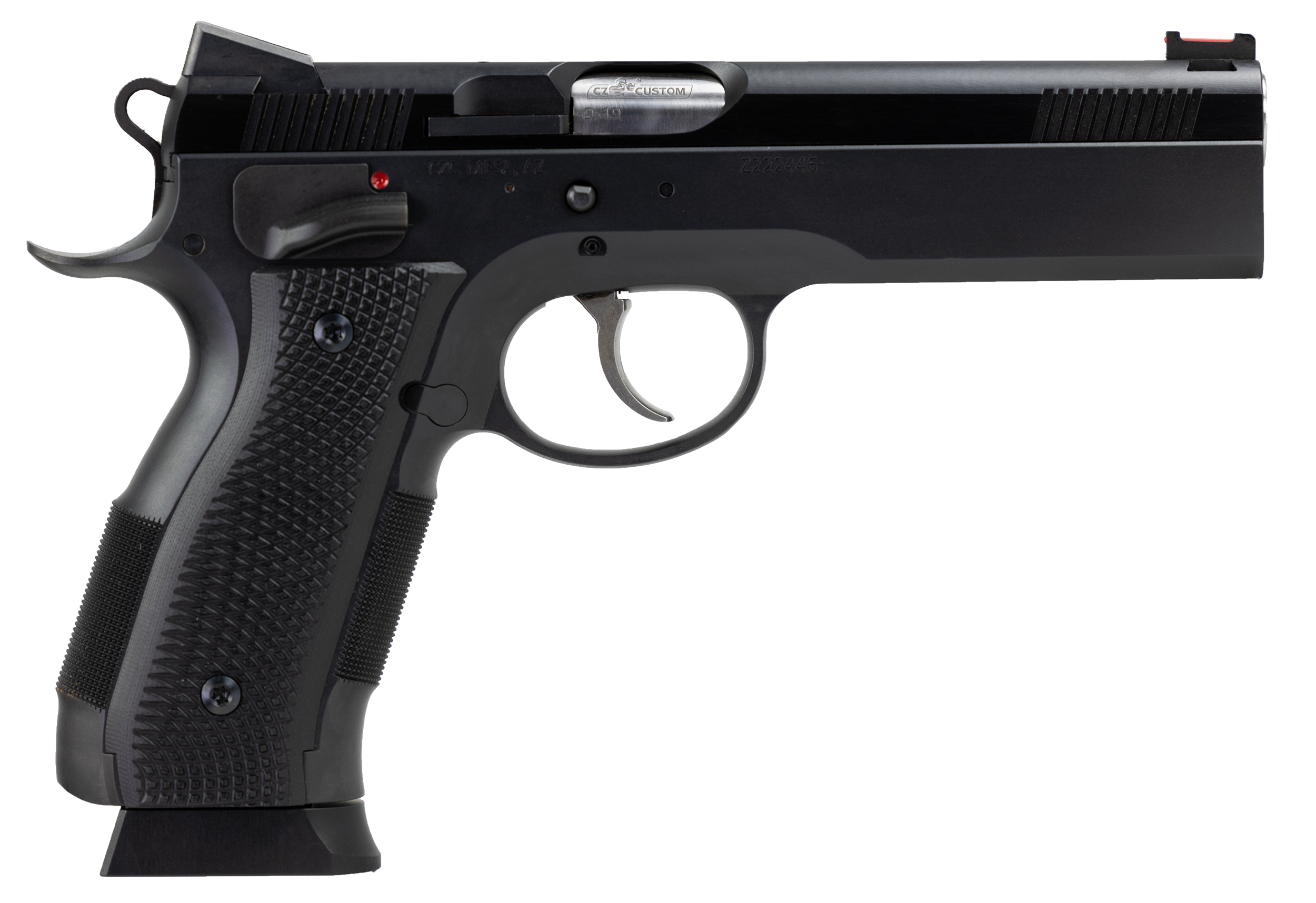 CZ Custom A01-LD 9mm 4.92 19+1 (Black Steel)