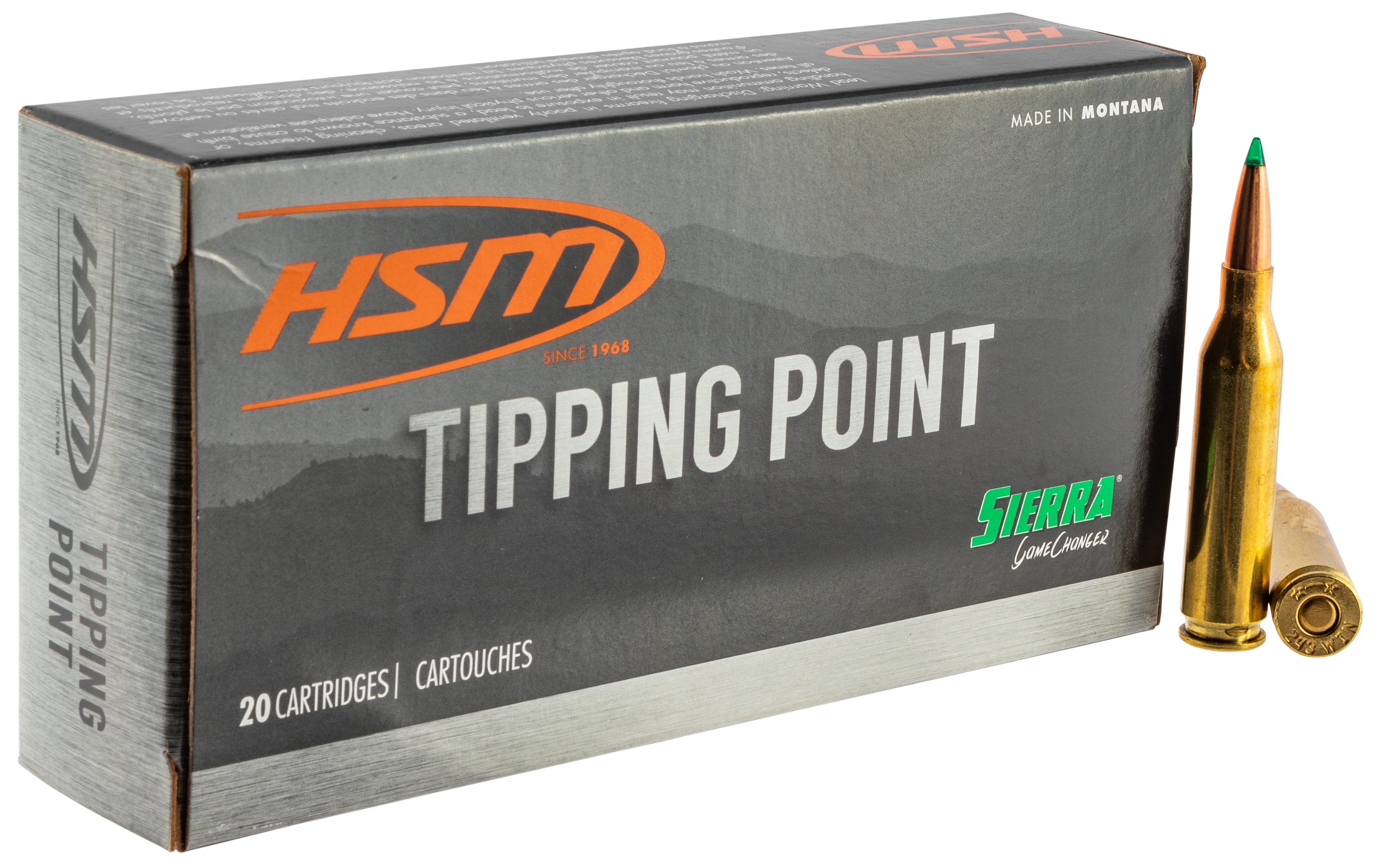 Hsm Tipping Point 7mm Rem Mag 165 Gr Sierra GameChanger (Box)