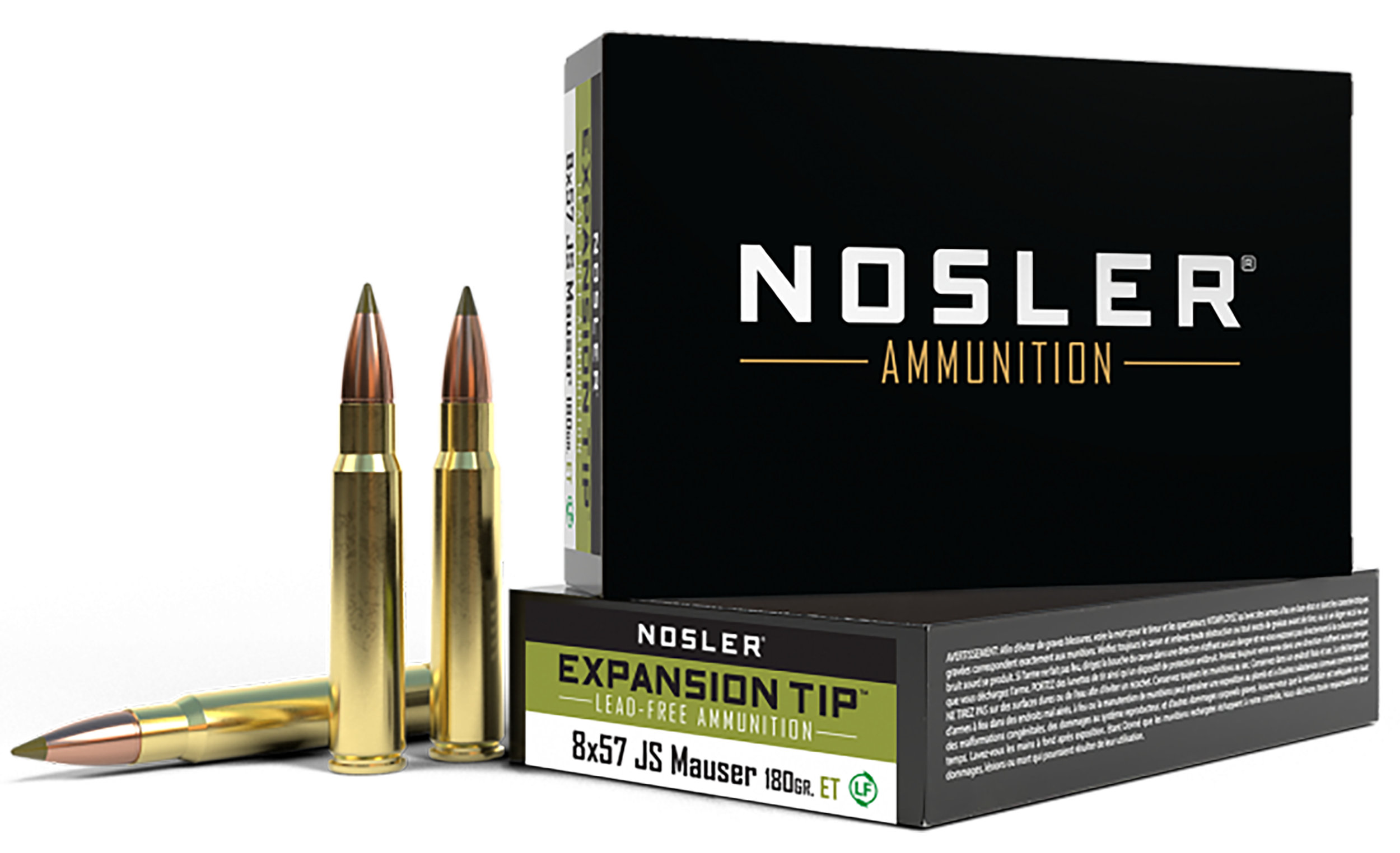Nosler E-tip 8mm Mauser 180 Gr E-Tip Lead-Free (Box)