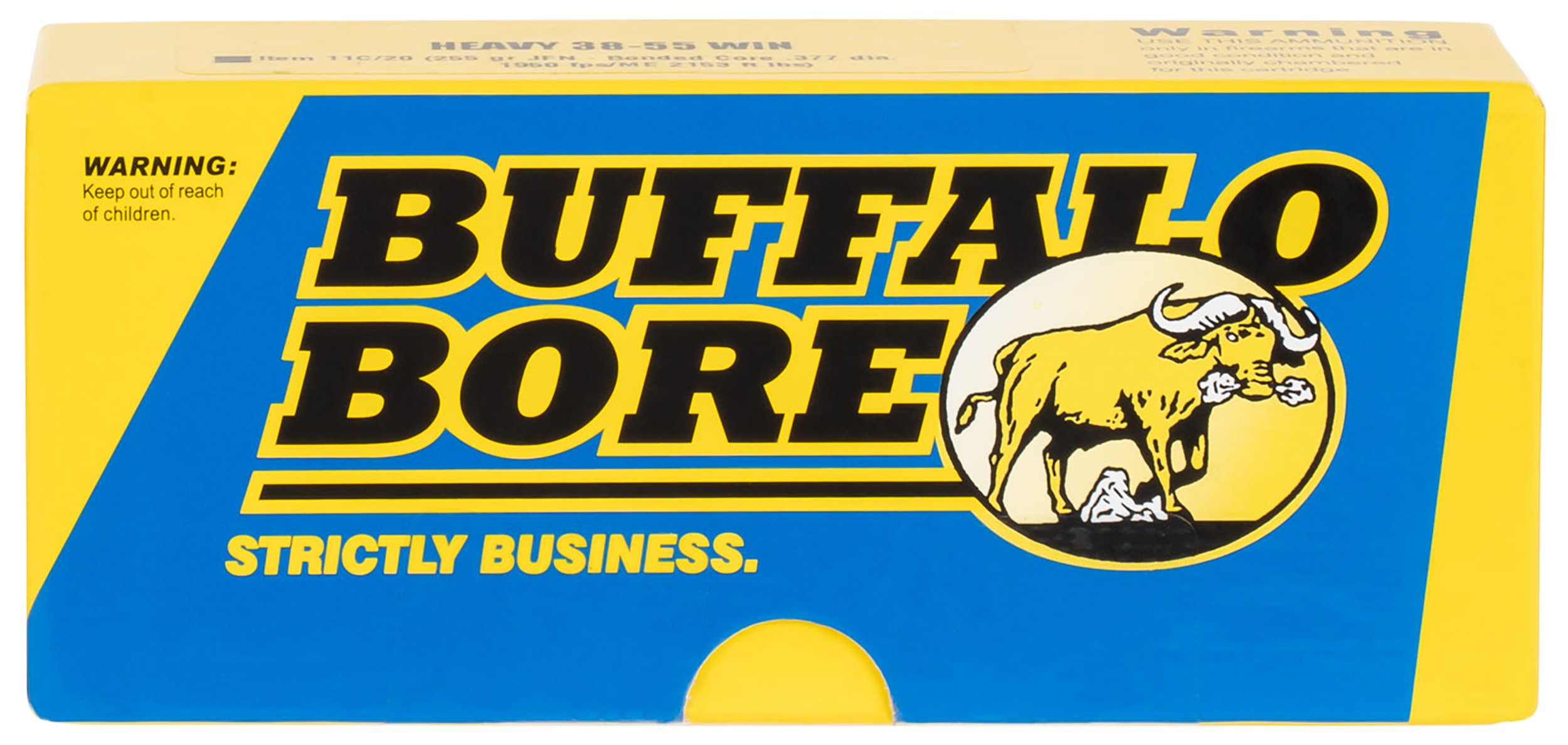 Buffalo Bore Ammo Heavy 38-55 Win 255 Gr Semi-Jacketed Flat Point (Box)