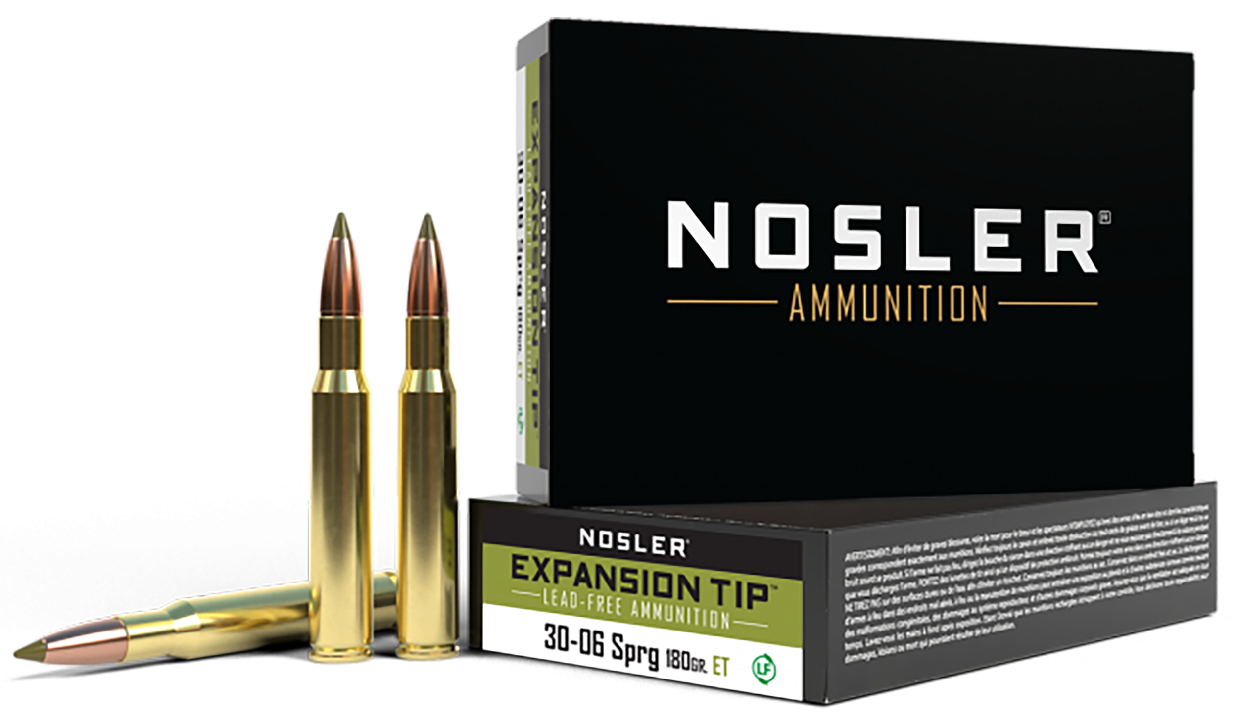 Nosler E-tip 30-06 Springfield 180 Gr E-Tip Lead-Free (Box)