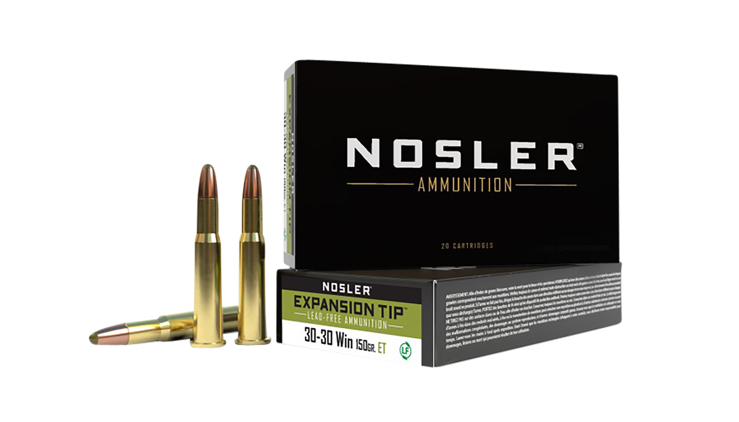 Nosler E-Tip 30-30 Win 150 Gr Lead-Free Expansion Tip (Box)