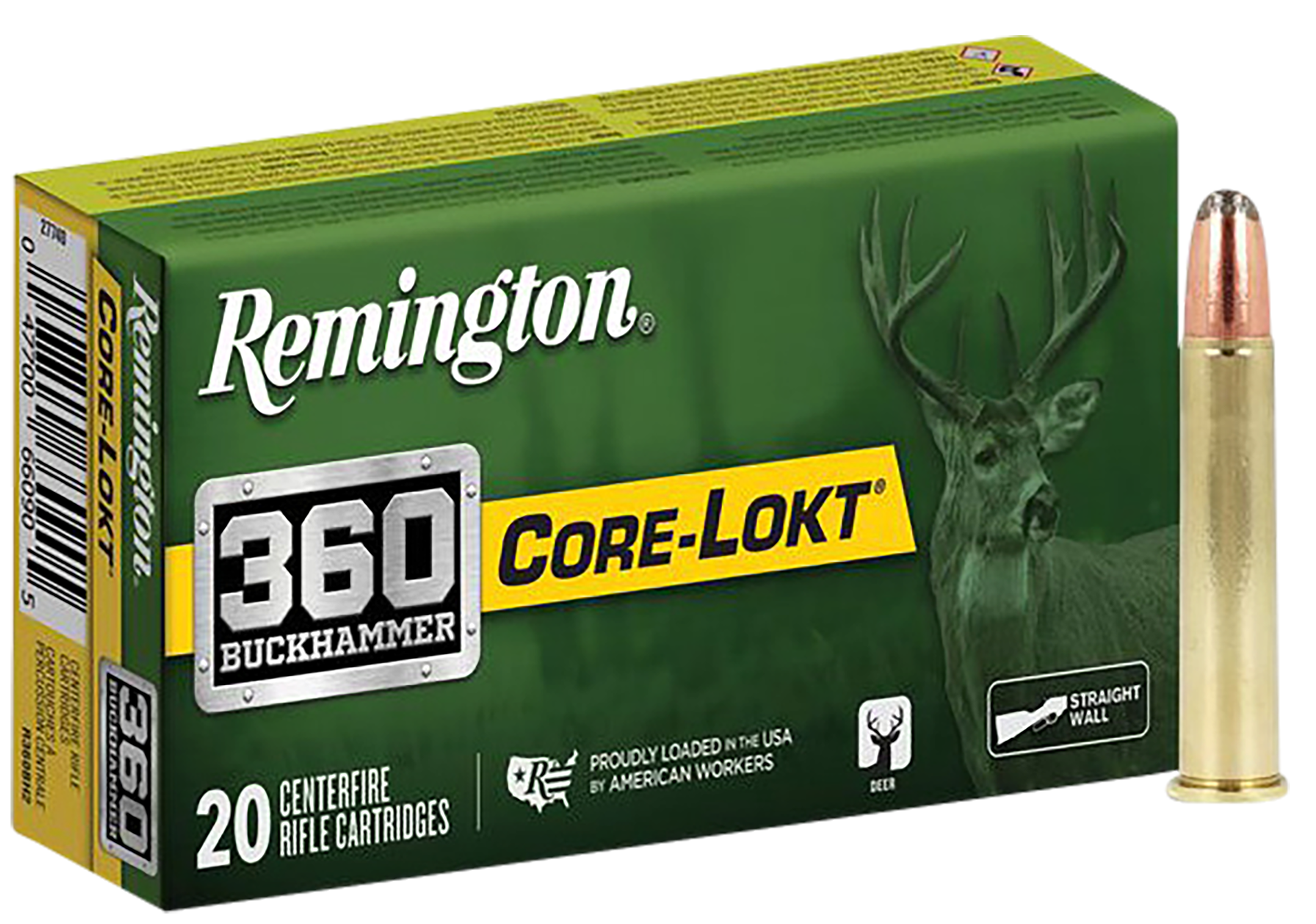 Remington Core-lokt 360 Buckhammer 200 Gr Soft Point Core Lokt (Box)