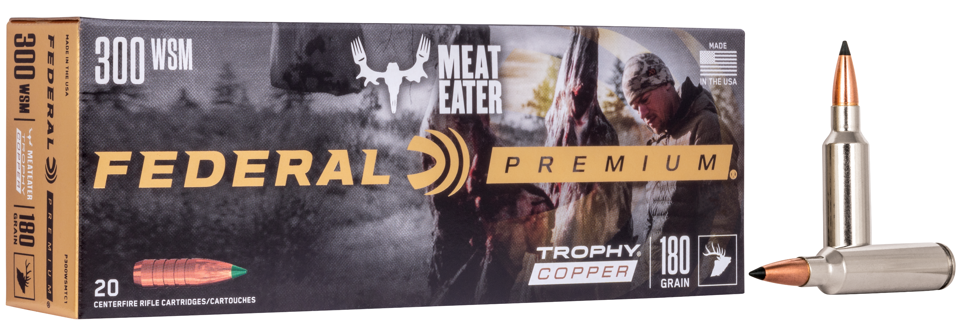 Federal Premium 300 WSM 180 Gr Trophy Copper (Box)