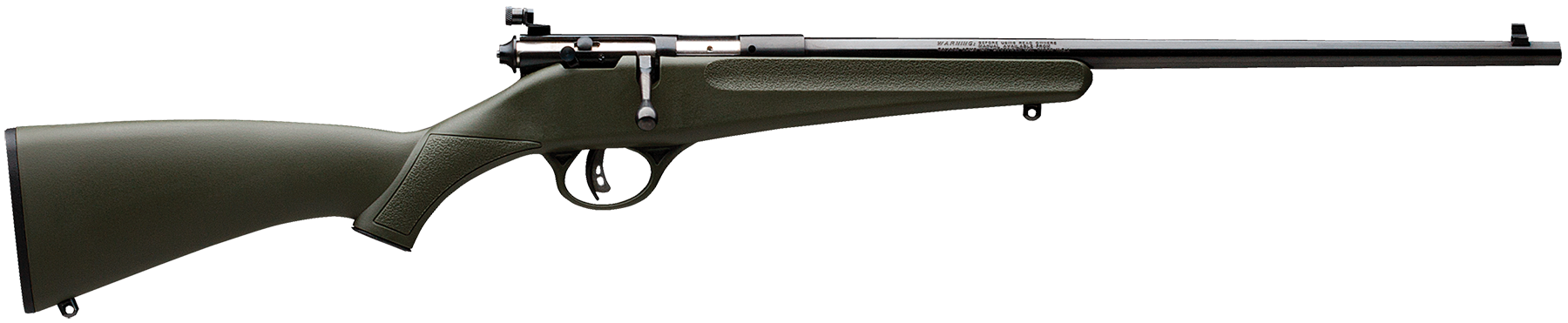 Savage Rascal Youth Bolt 22 LR 16.1 Green/Blued