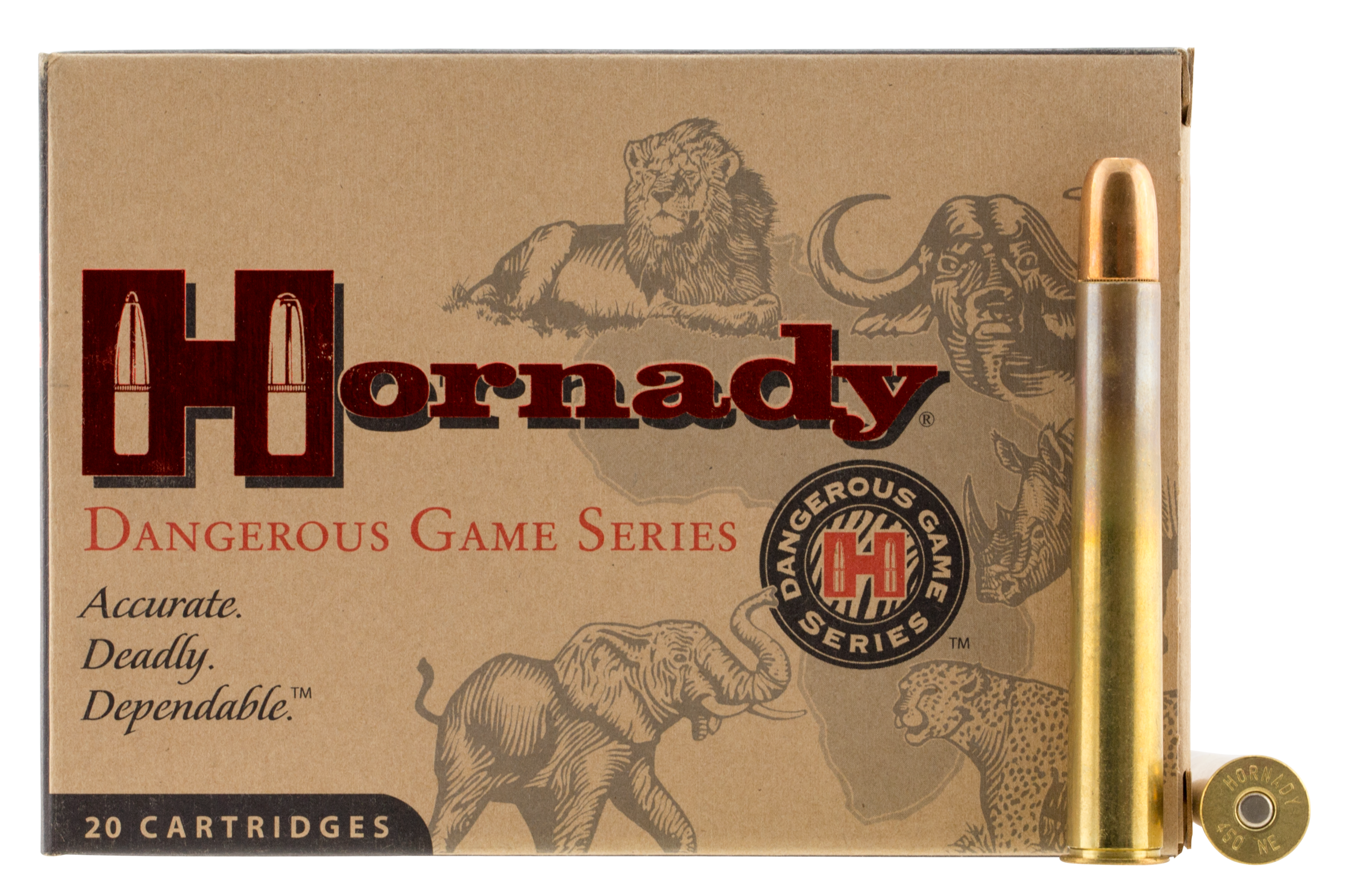 Hornady Dangerous Game 500 Nitro Express 570 Gr Dangerous Game Solid (Box)