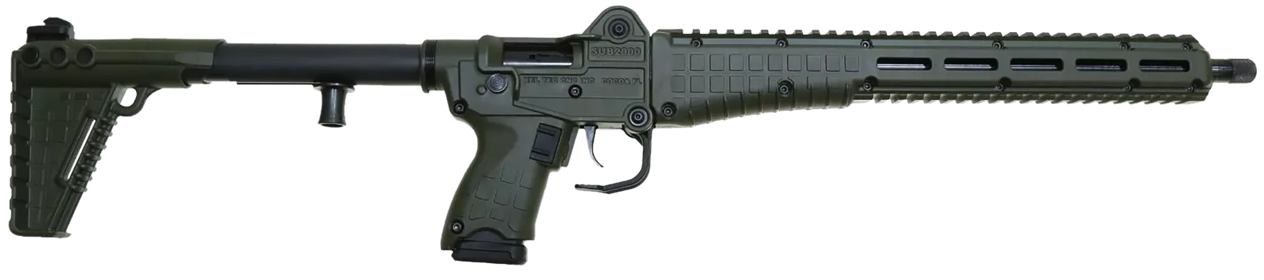 Kel-Tec 9mm 16.15 10+1 SUB2K9GLKGRN10